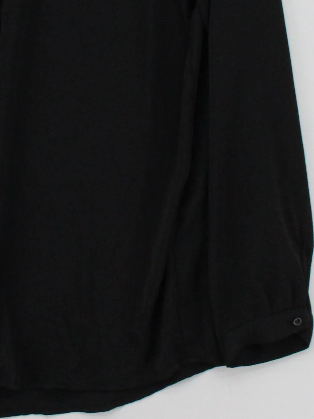 Moss Copenhagen Women's Shirt M Black 100% Polyester Long Sleeve Collared Basic - Image 4