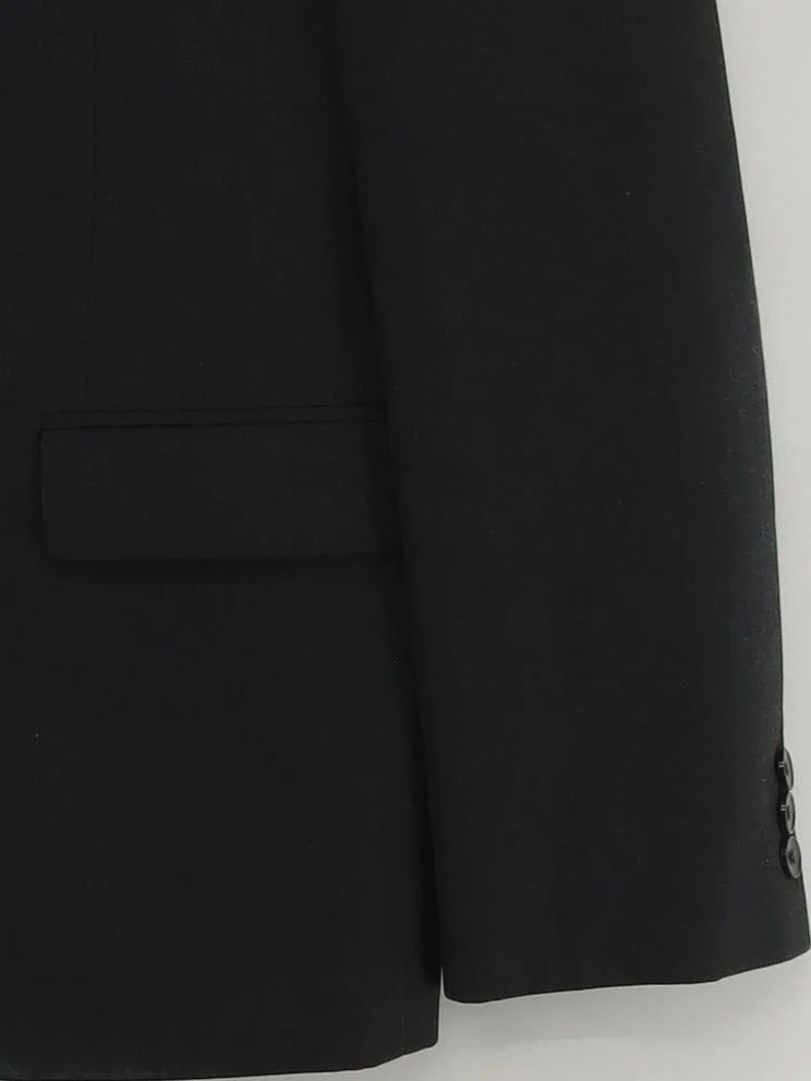 Moss London Men's Blazer Chest: 40 in Black Polyester - Image 4