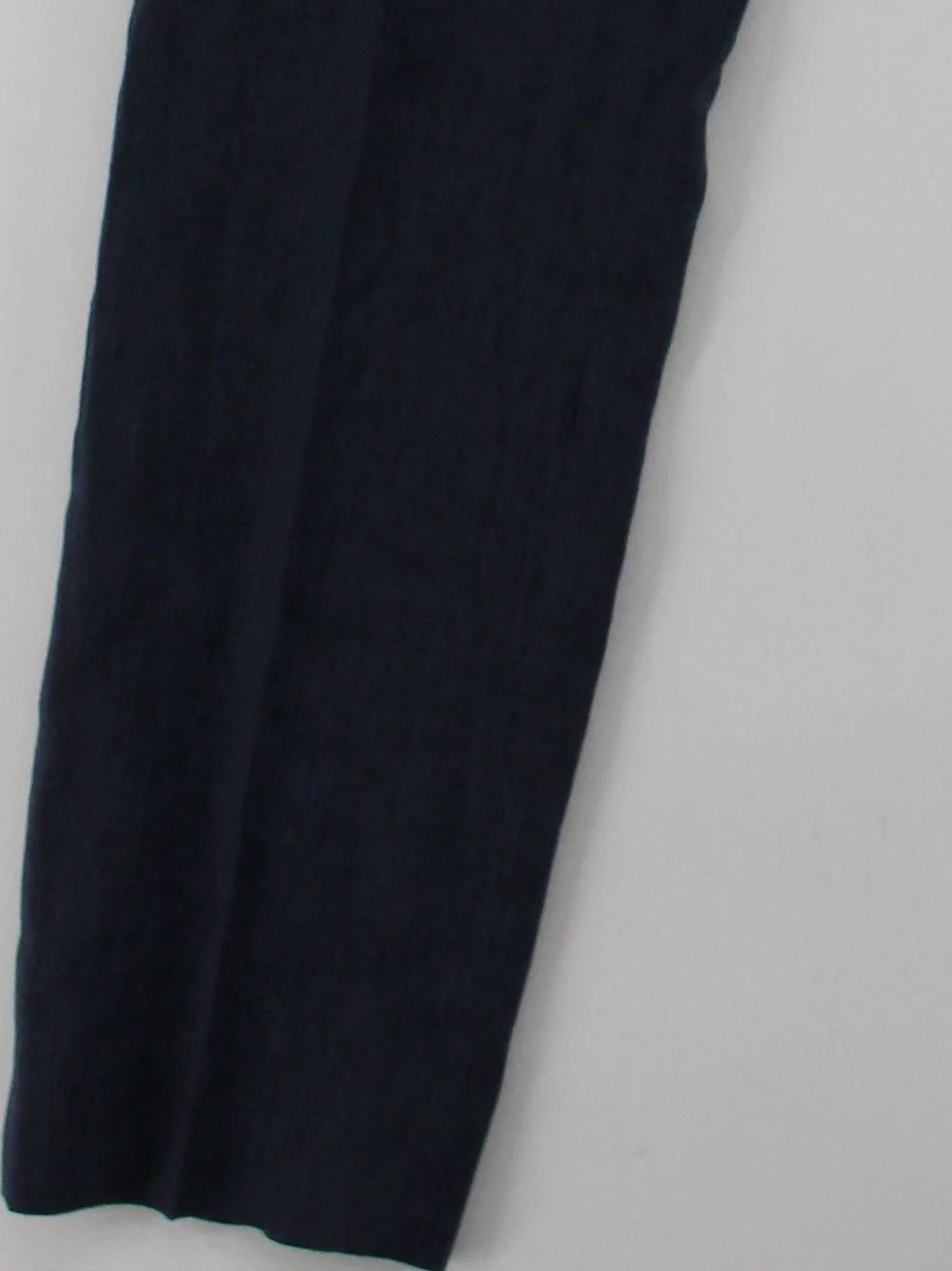 Moss London Men's Suit Trousers W 32 in Blue Linen - Image 4