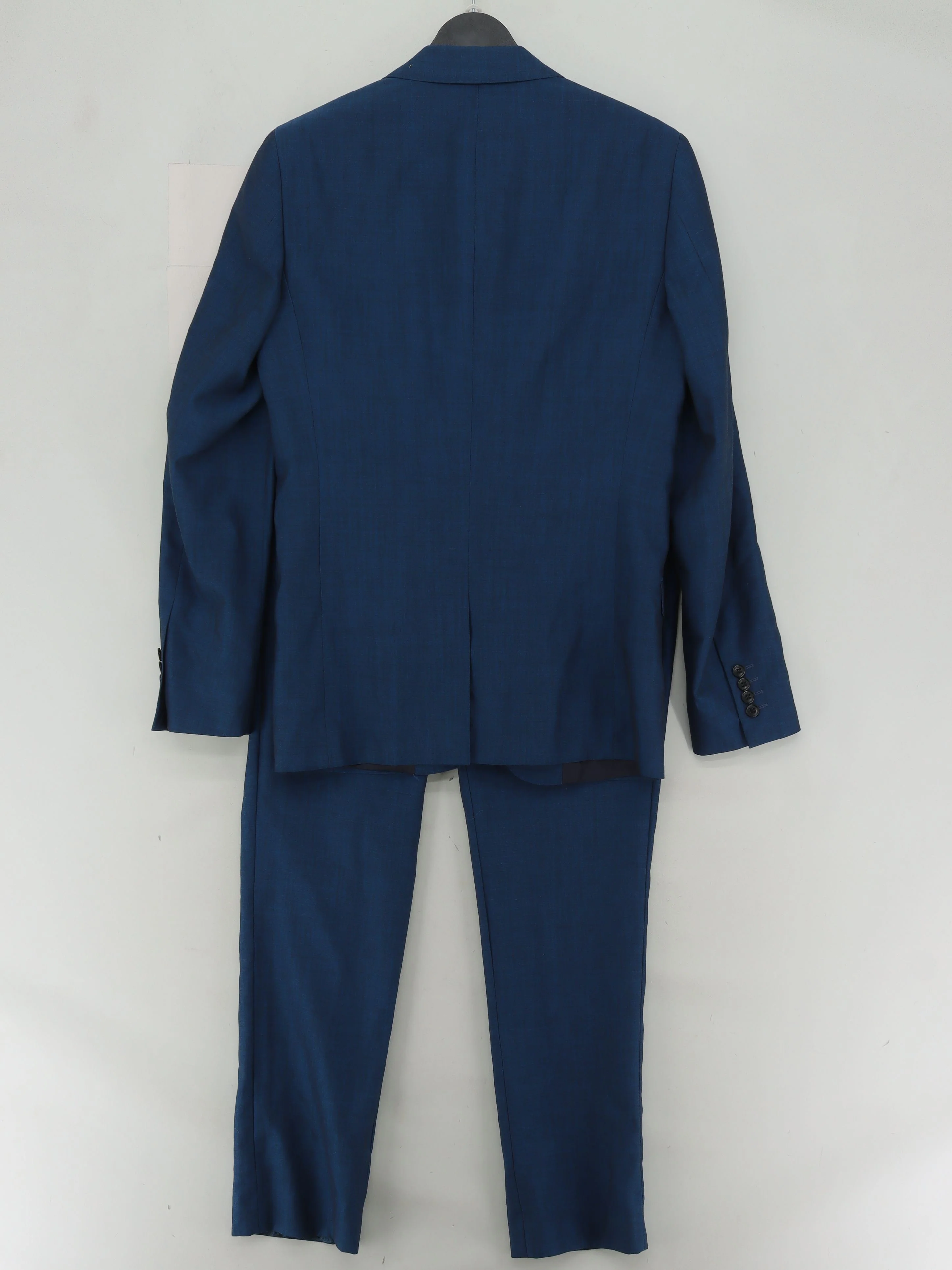 Moss London Men's Two Piece Suit Chest: 38 in Blue Polyester with Wool 2 Piece - Image 2