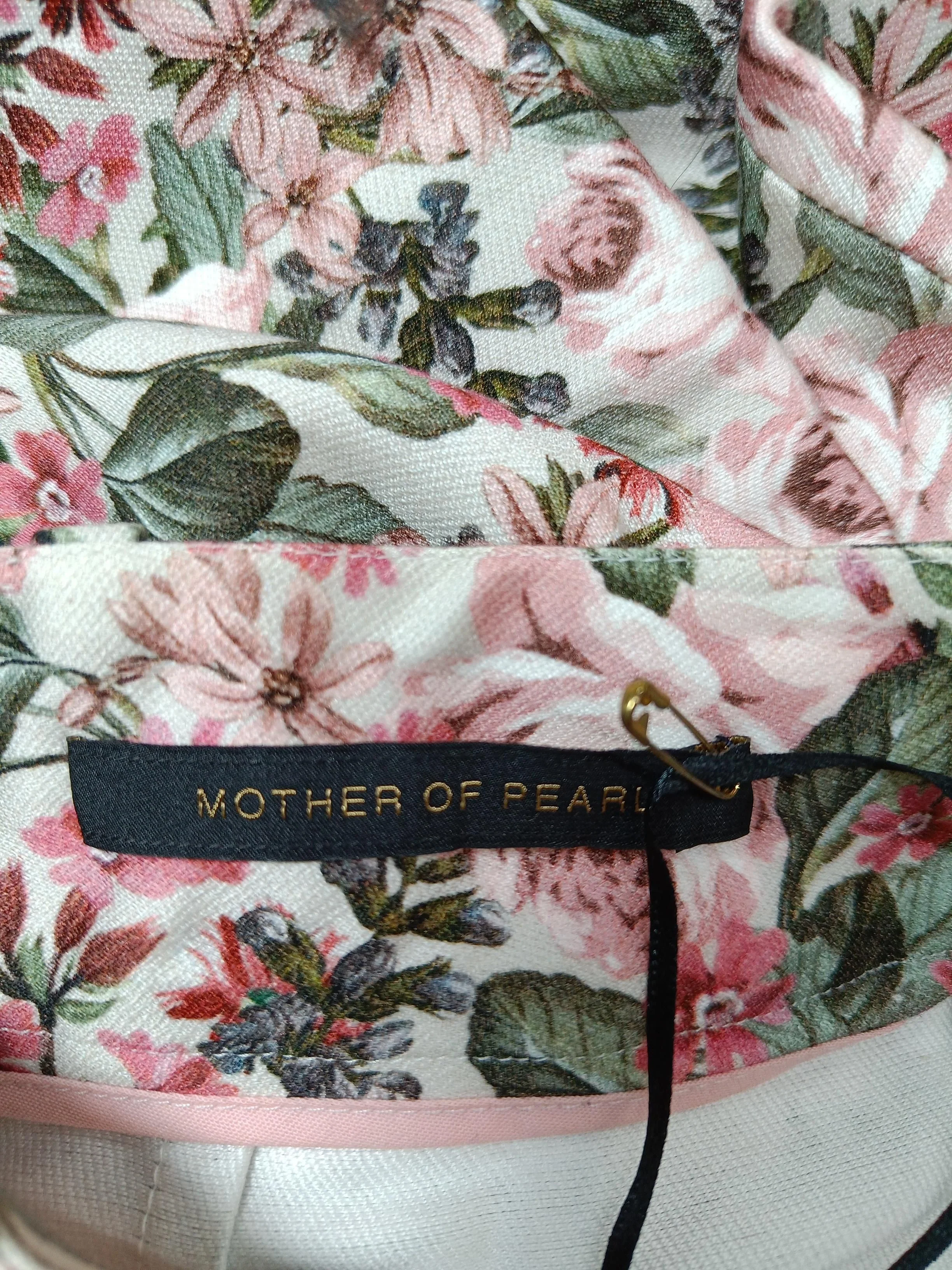 Mother Of Pearl Women's Mini Skirt UK 2 Pink Floral 100% Other Short Mini - Image 5