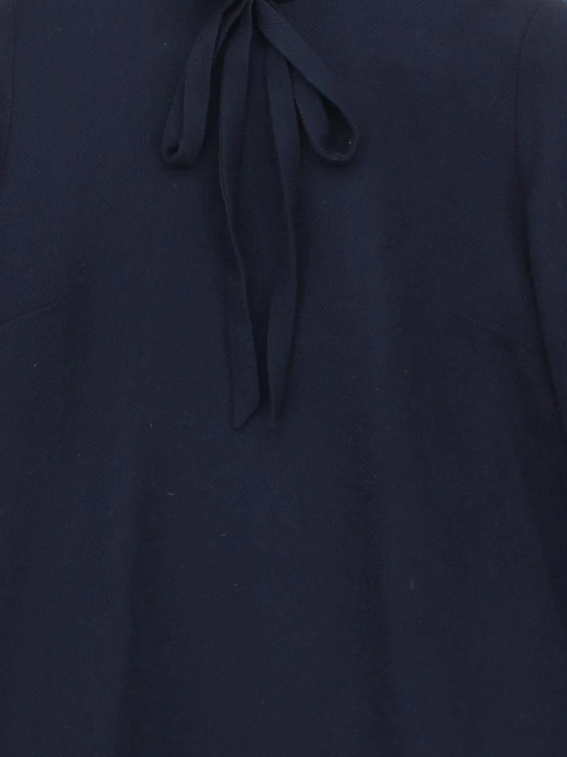 Mother Of Pearl Women's Top S Blue 100% Wool Long Sleeve High Neck Basic - Image 3