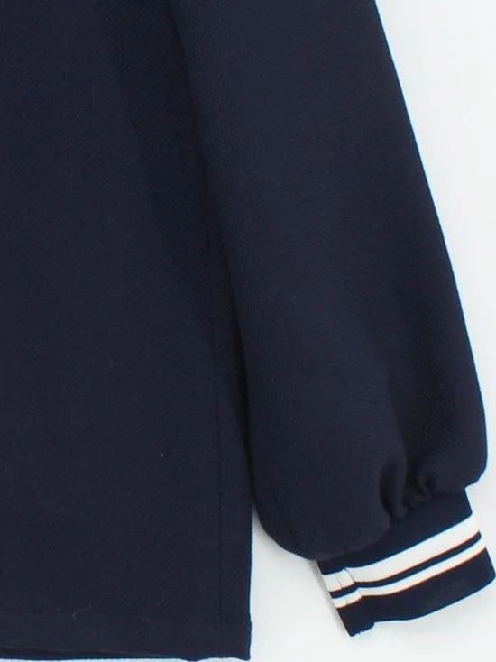 Mother Of Pearl Women's Top S Blue 100% Wool Long Sleeve High Neck Basic - Image 4