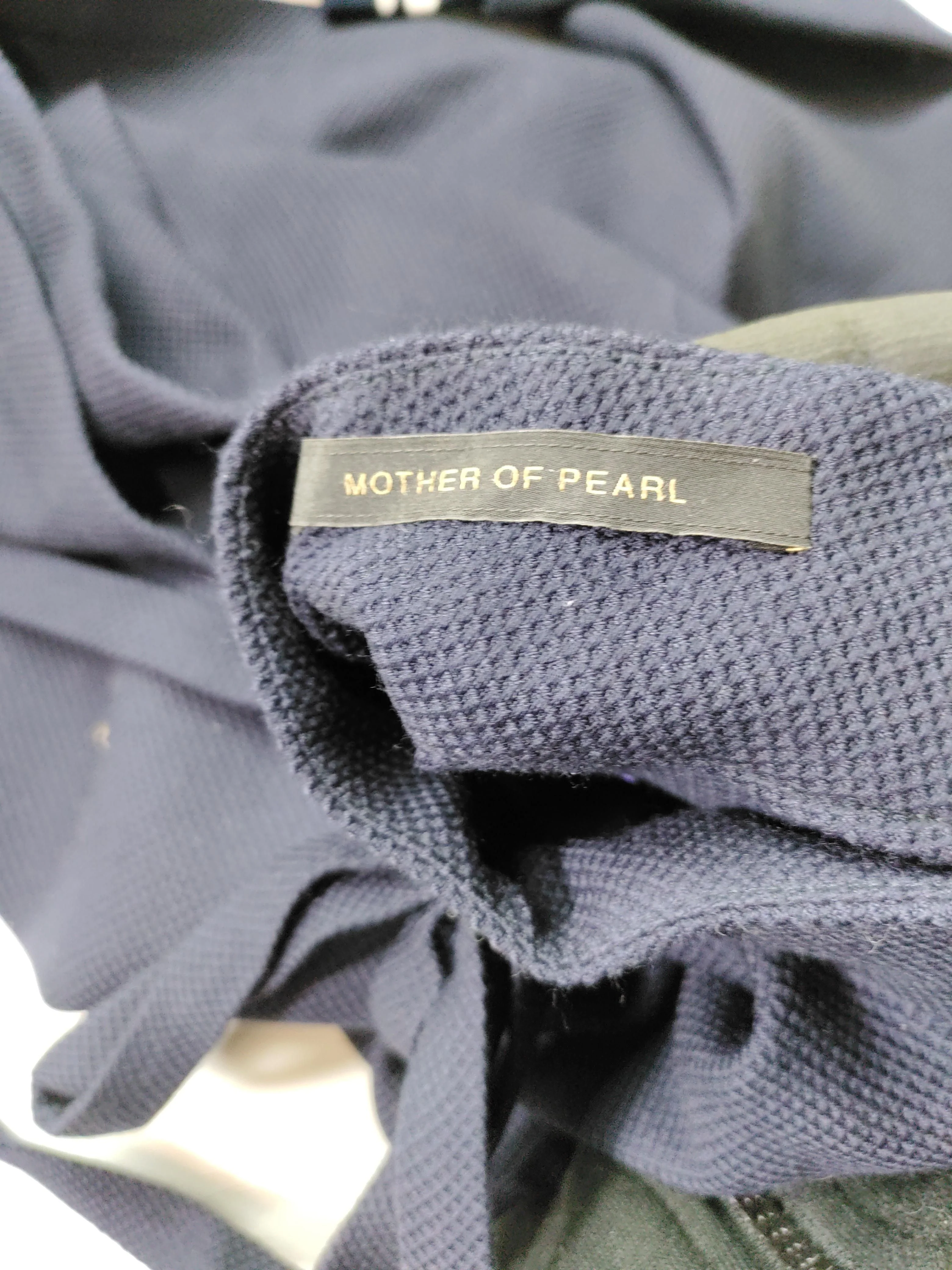 Mother Of Pearl Women's Top S Blue 100% Wool Long Sleeve High Neck Basic - Image 5