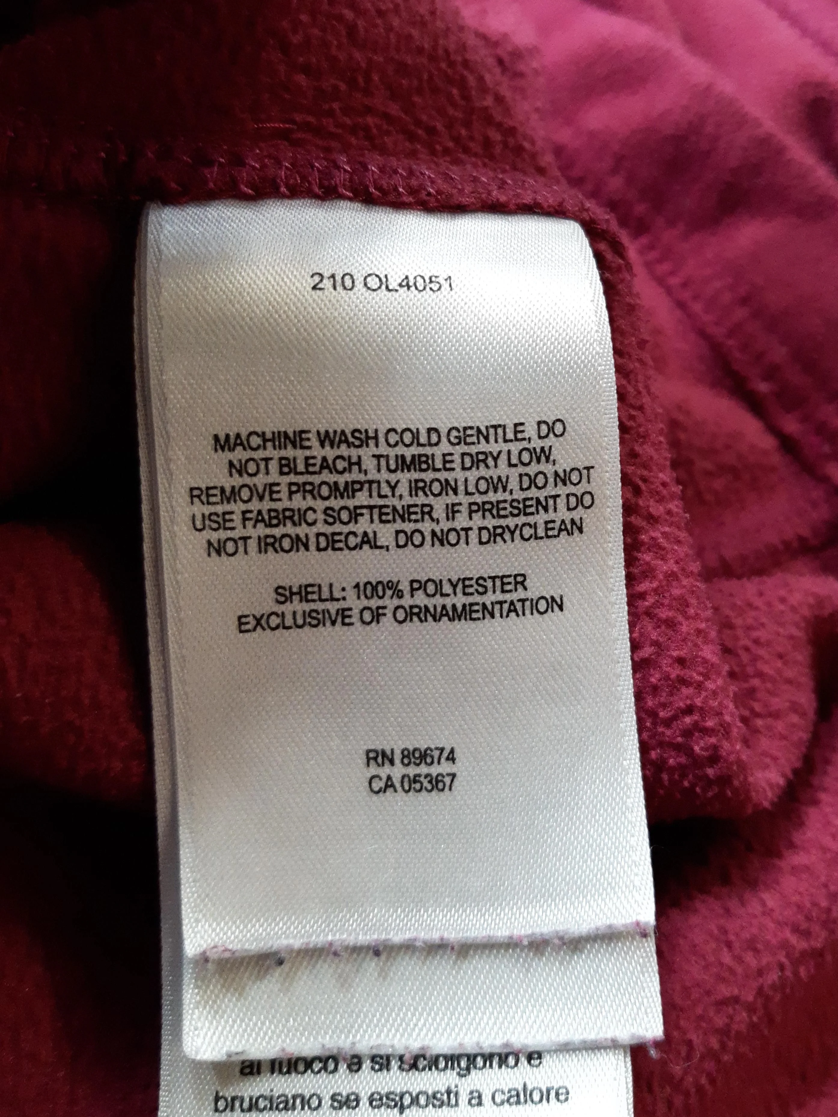 Mountain Hardwear Women's Hoodie M Red 100% Polyester Pullover - Image 7