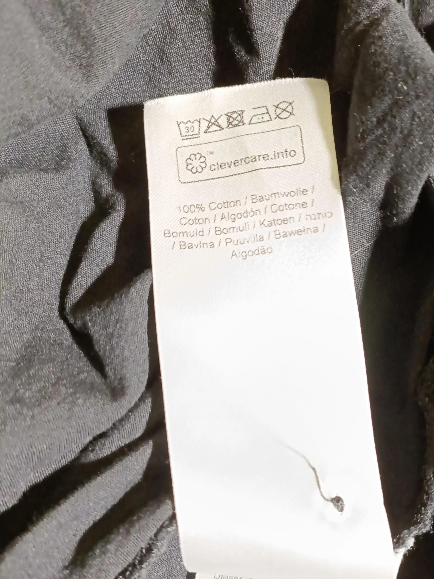 Moves Women's Blouse UK 6 Black 100% Cotton Long Sleeve Collared Basic - Image 7