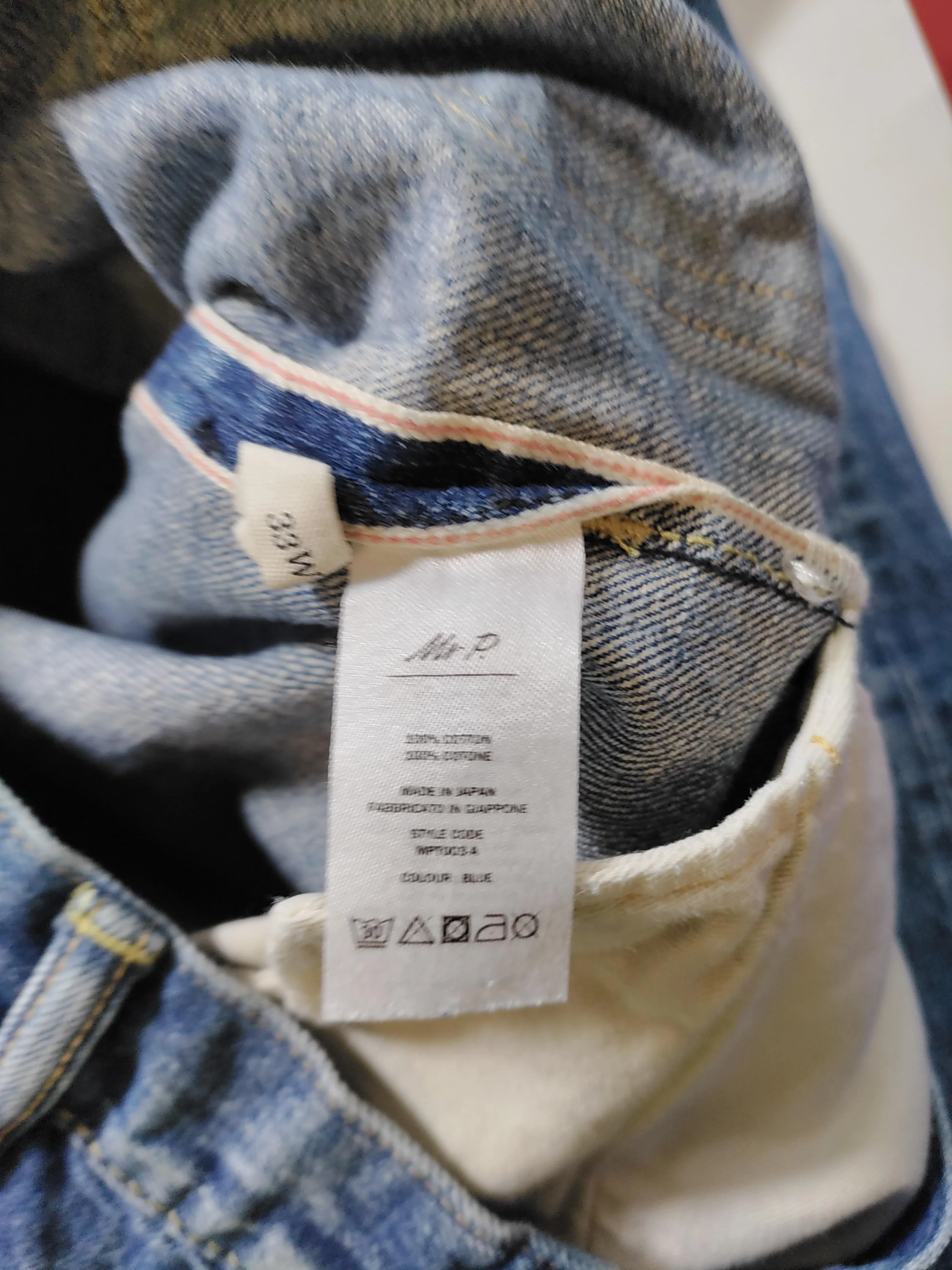Mr P. Men's Jeans M Blue 100% Cotton Straight - Image 6