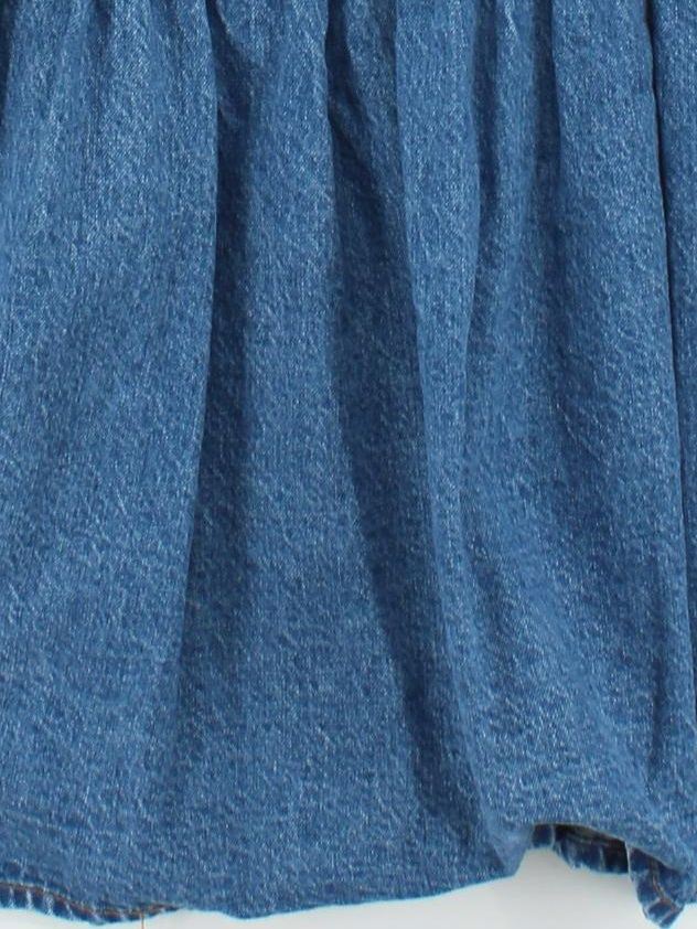 Msgm Skater Mini Dress UK12 in Blue - Image 4