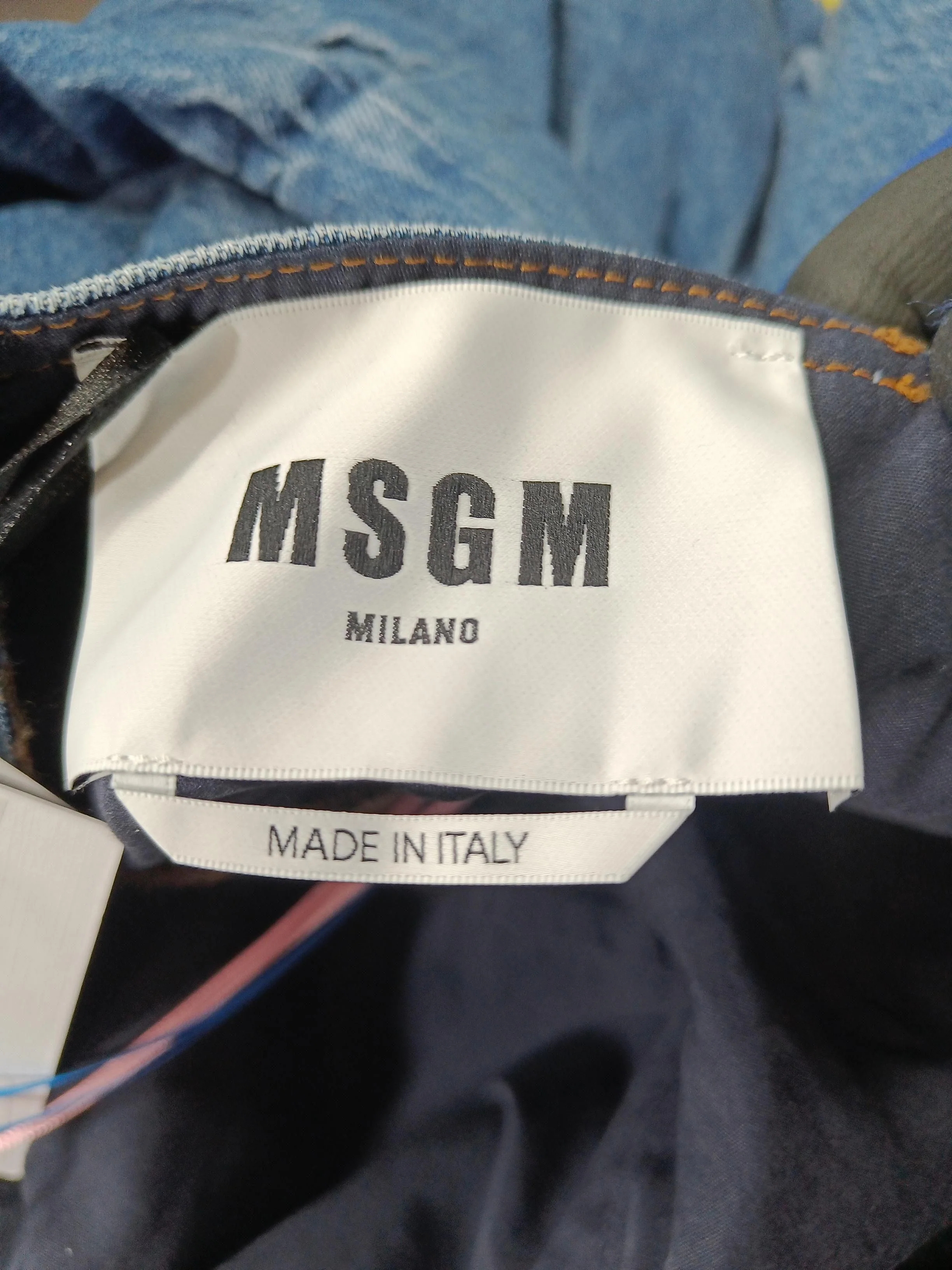 Msgm Skater Mini Dress UK12 in Blue - Image 5