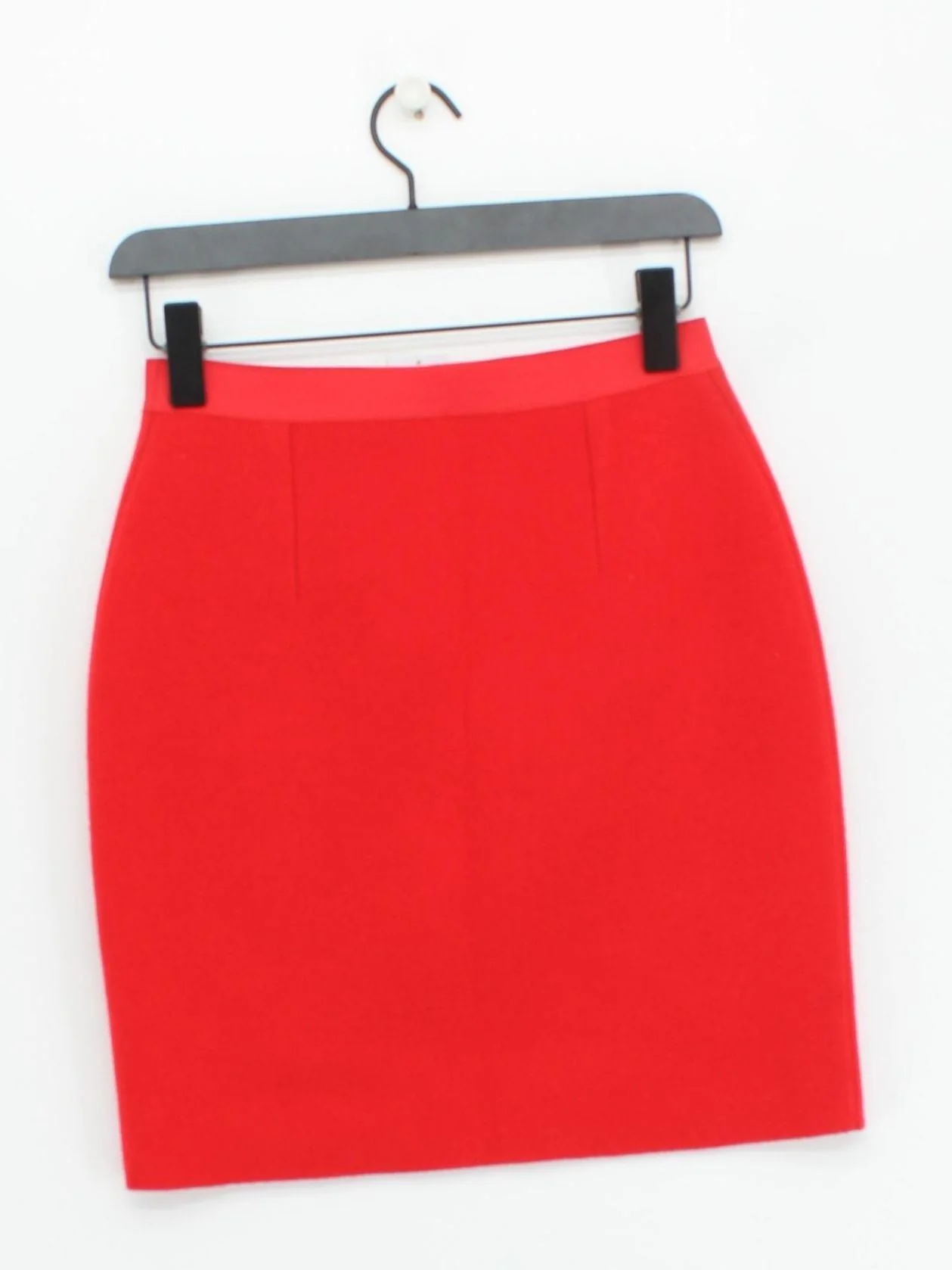 MUGLER Women's Mini Skirt L Red 100% Other Short Mini - Image 2