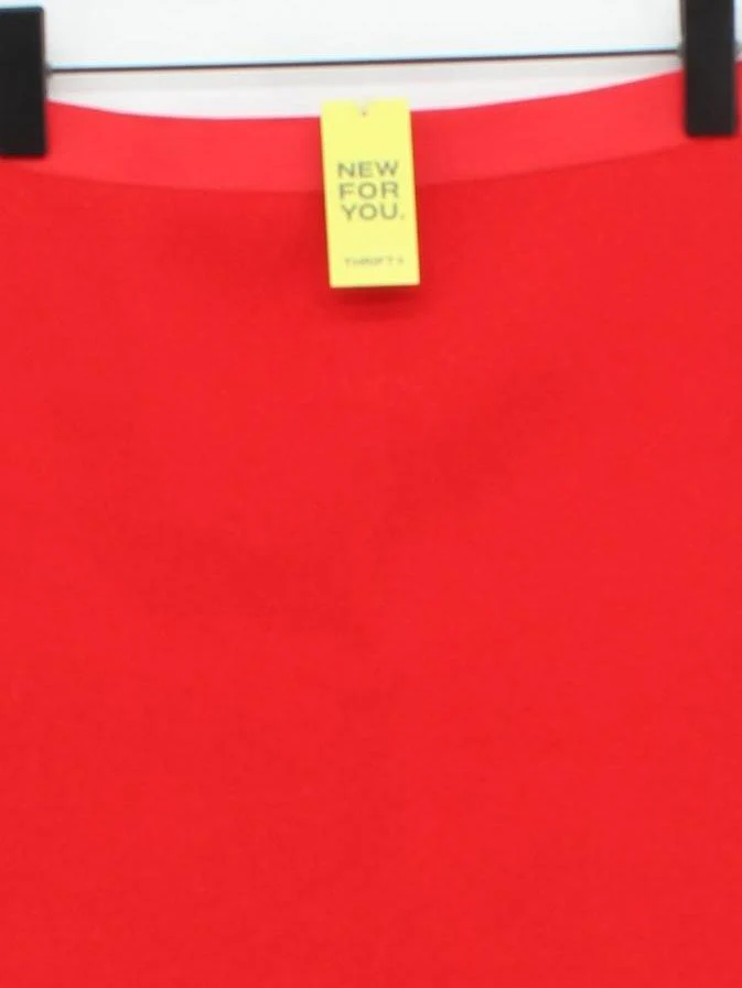 MUGLER Women's Mini Skirt L Red 100% Other Short Mini - Image 3