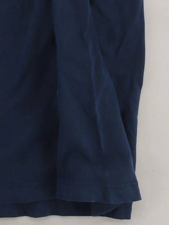 MUJI Men's T-Shirt L Blue Cotton with Polyester Sleeveless Round Neck Basic - Image 4