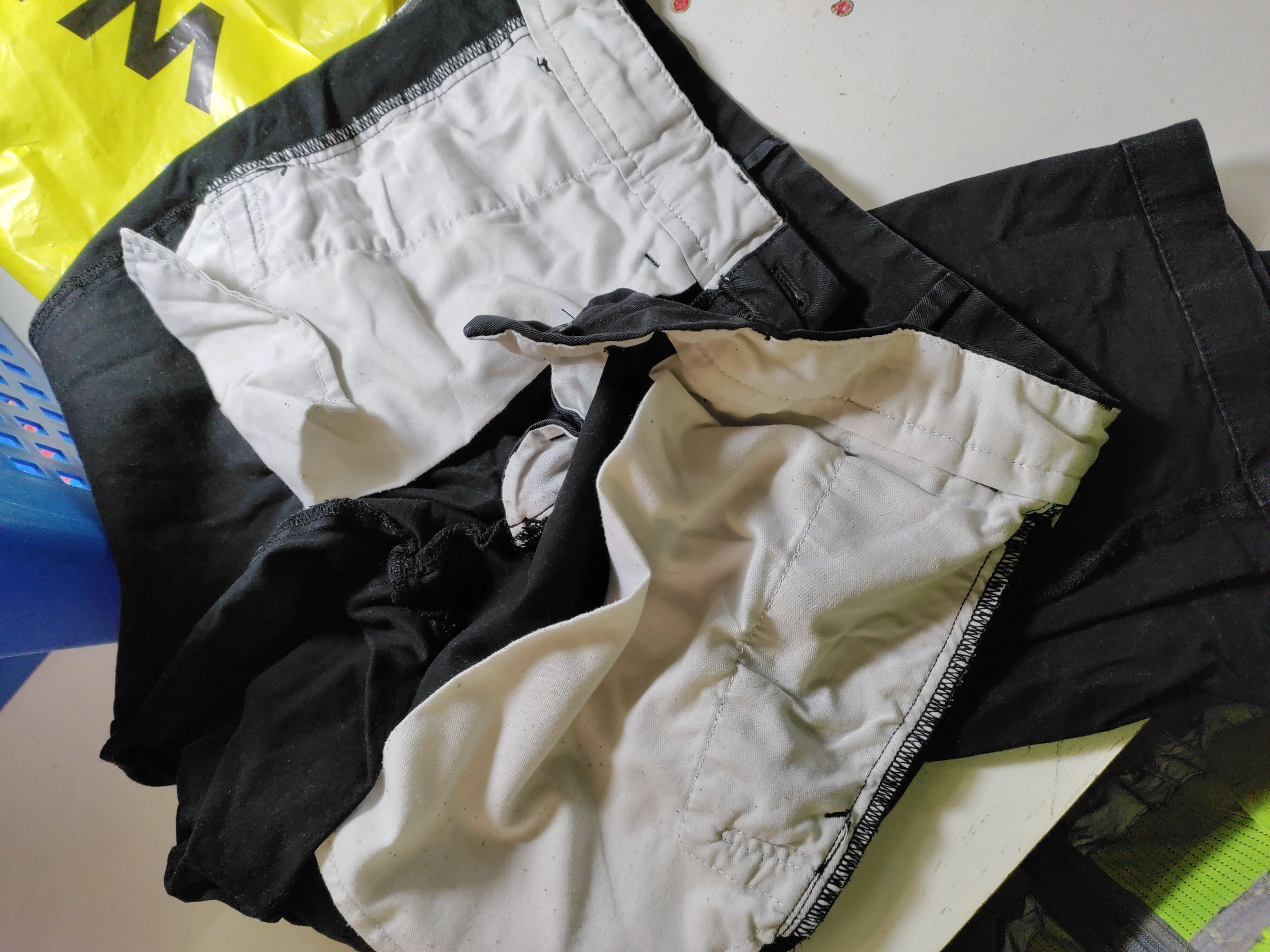 MUJI Men's Trousers W 31 in; L 30 in Black Cotton with Polyester Straight Chino - Image 6