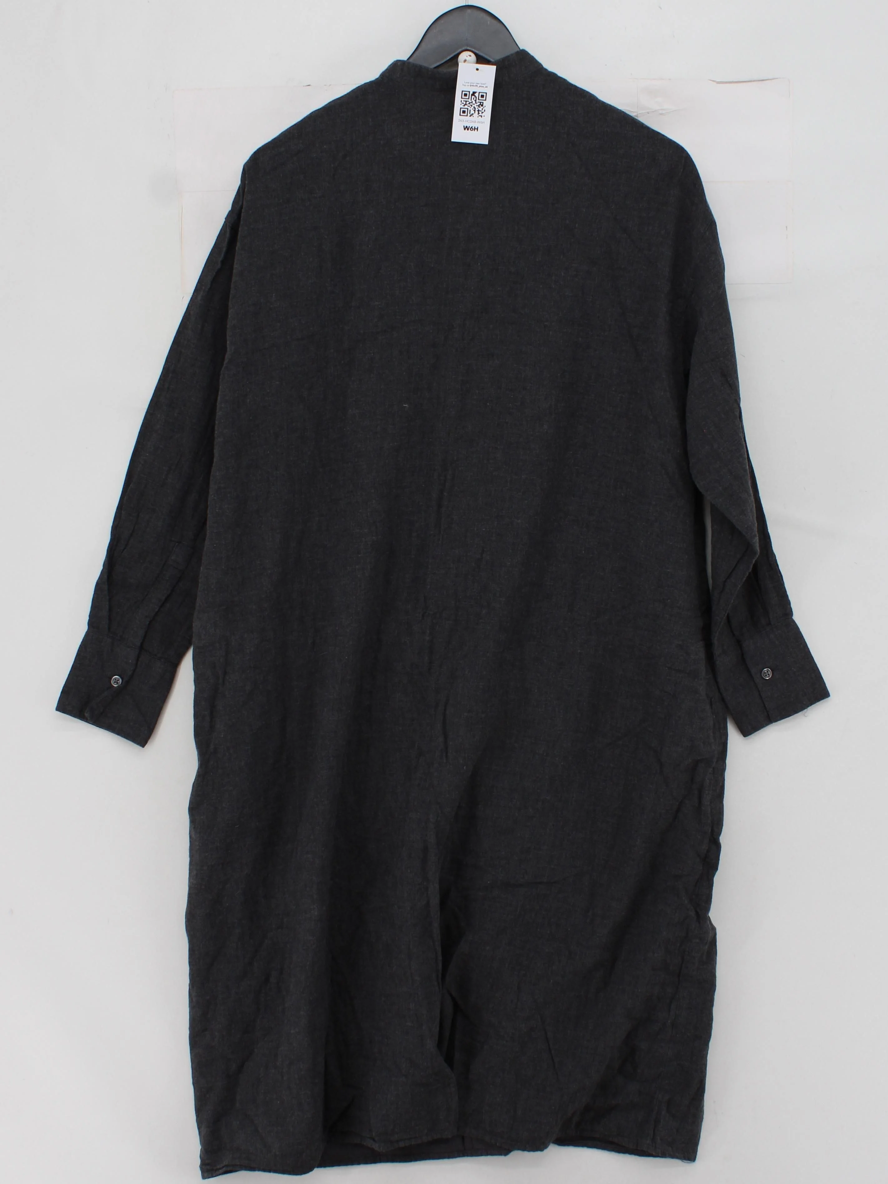 MUJI Shirt Midi Dress XS in Grey - Image 2