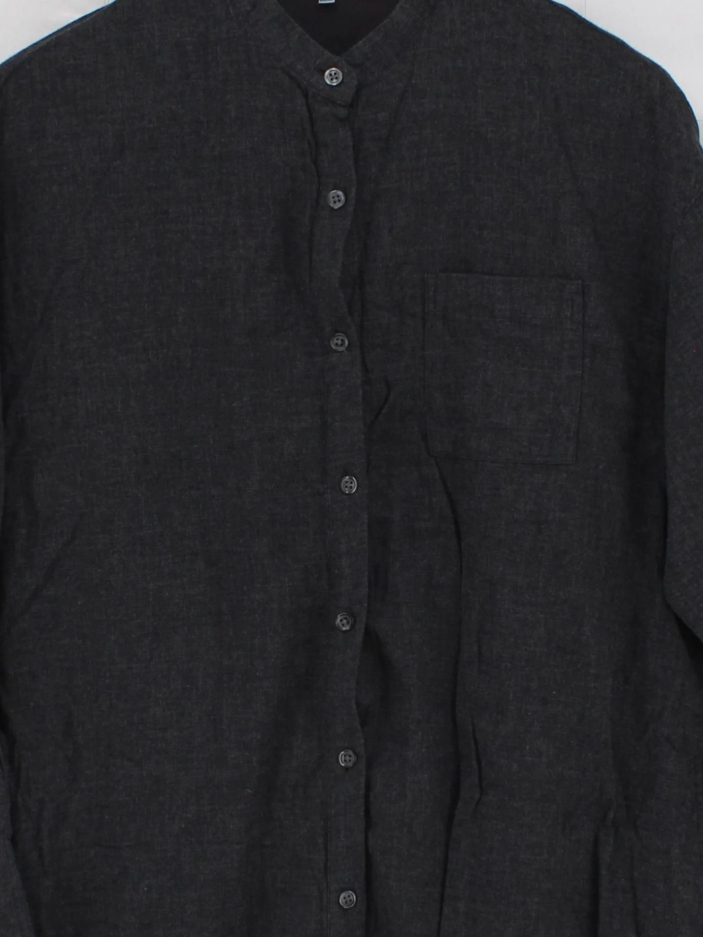 MUJI Shirt Midi Dress XS in Grey - Image 3
