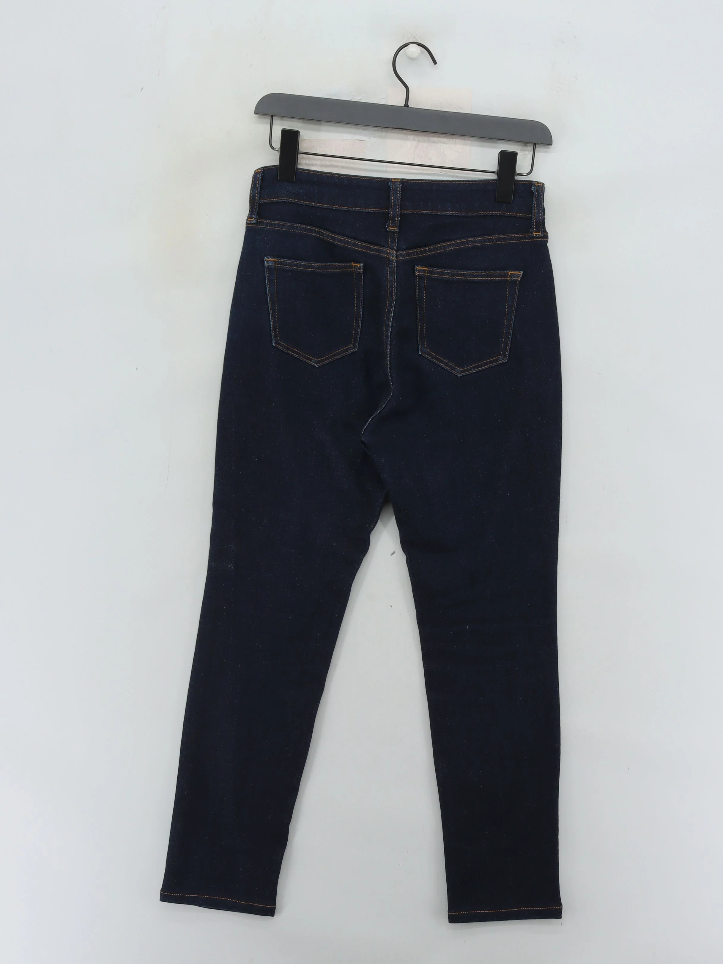 MUJI Women's Jeans W 28 in Blue Cotton with Elastane Mom - Image 2