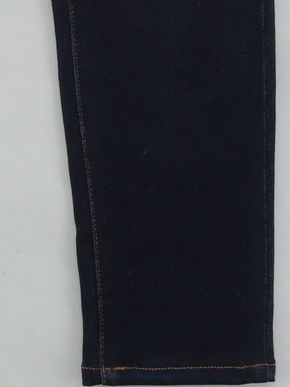 MUJI Women's Jeans W 28 in Blue Cotton with Elastane Mom - Image 4