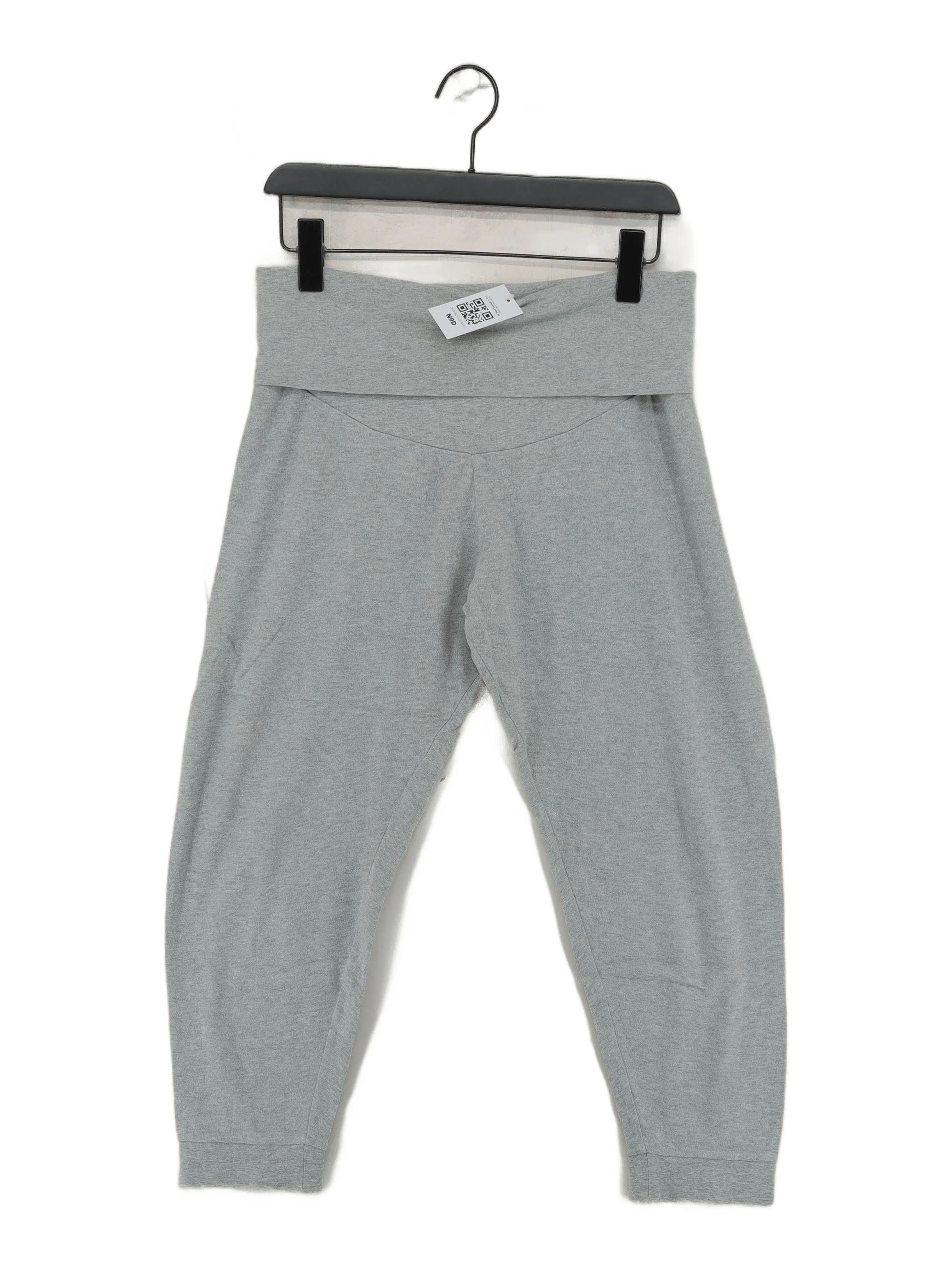 MUJI Women's Maternity Bottoms M Grey Cotton with Elastane Straight Sweatpants