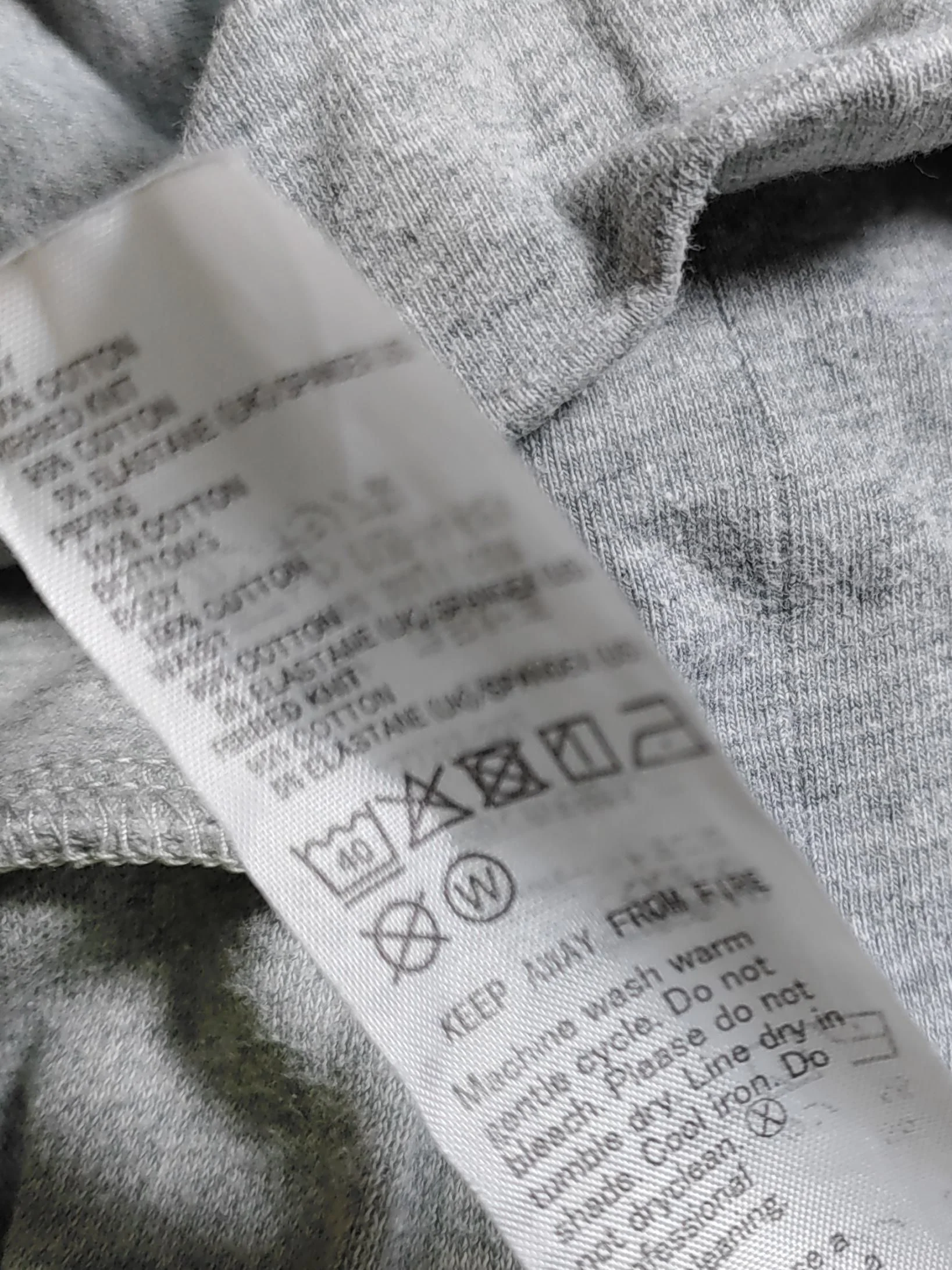 MUJI Women's Maternity Bottoms M Grey Cotton with Elastane Straight Sweatpants - Image 7