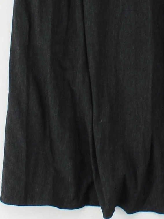 MUJI Women's Midi Skirt L Grey Polyester with Viscose, Elastane Midi Pleated - Image 4