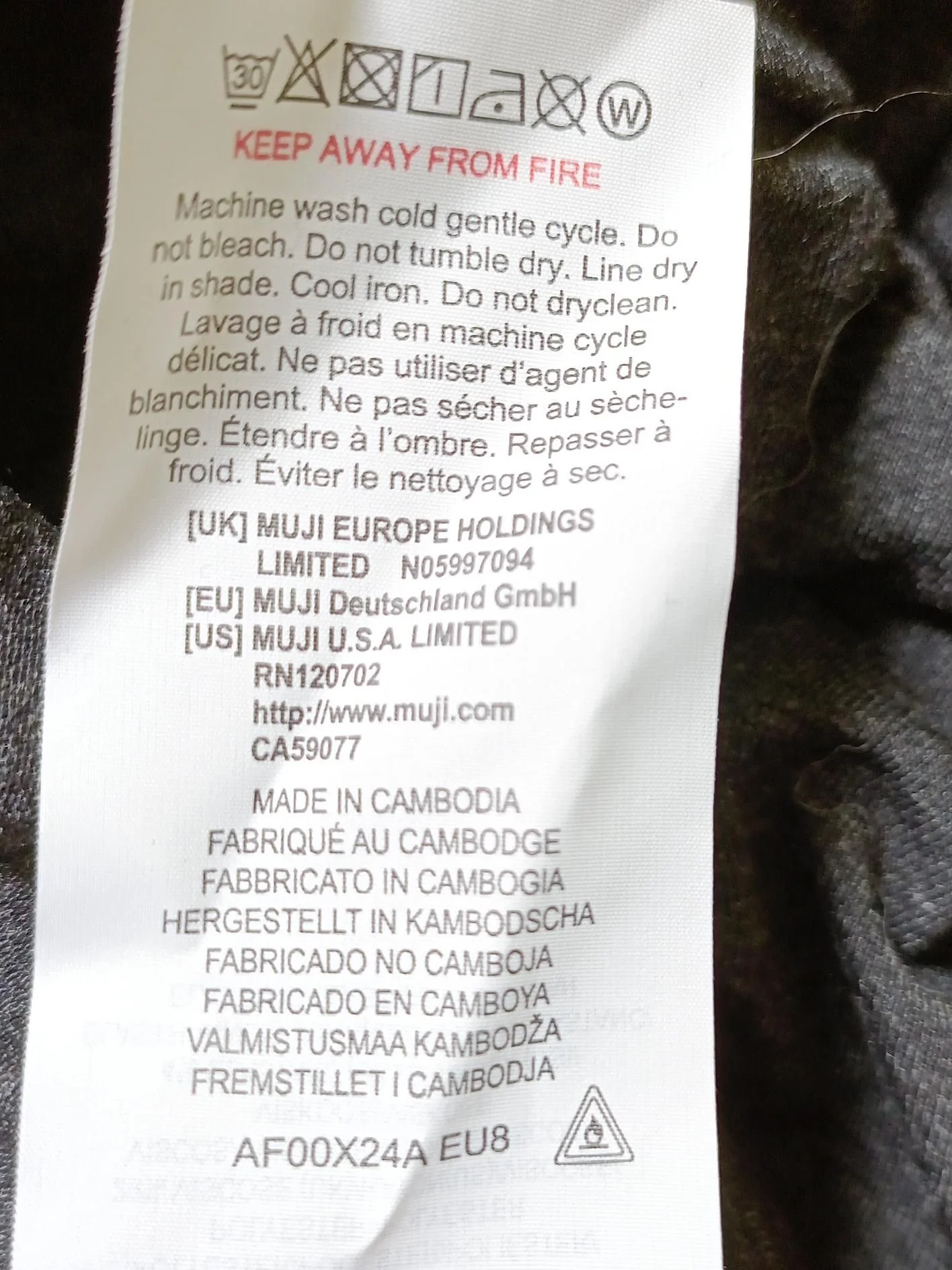 MUJI Women's Midi Skirt L Grey Polyester with Viscose, Elastane Midi Pleated - Image 5
