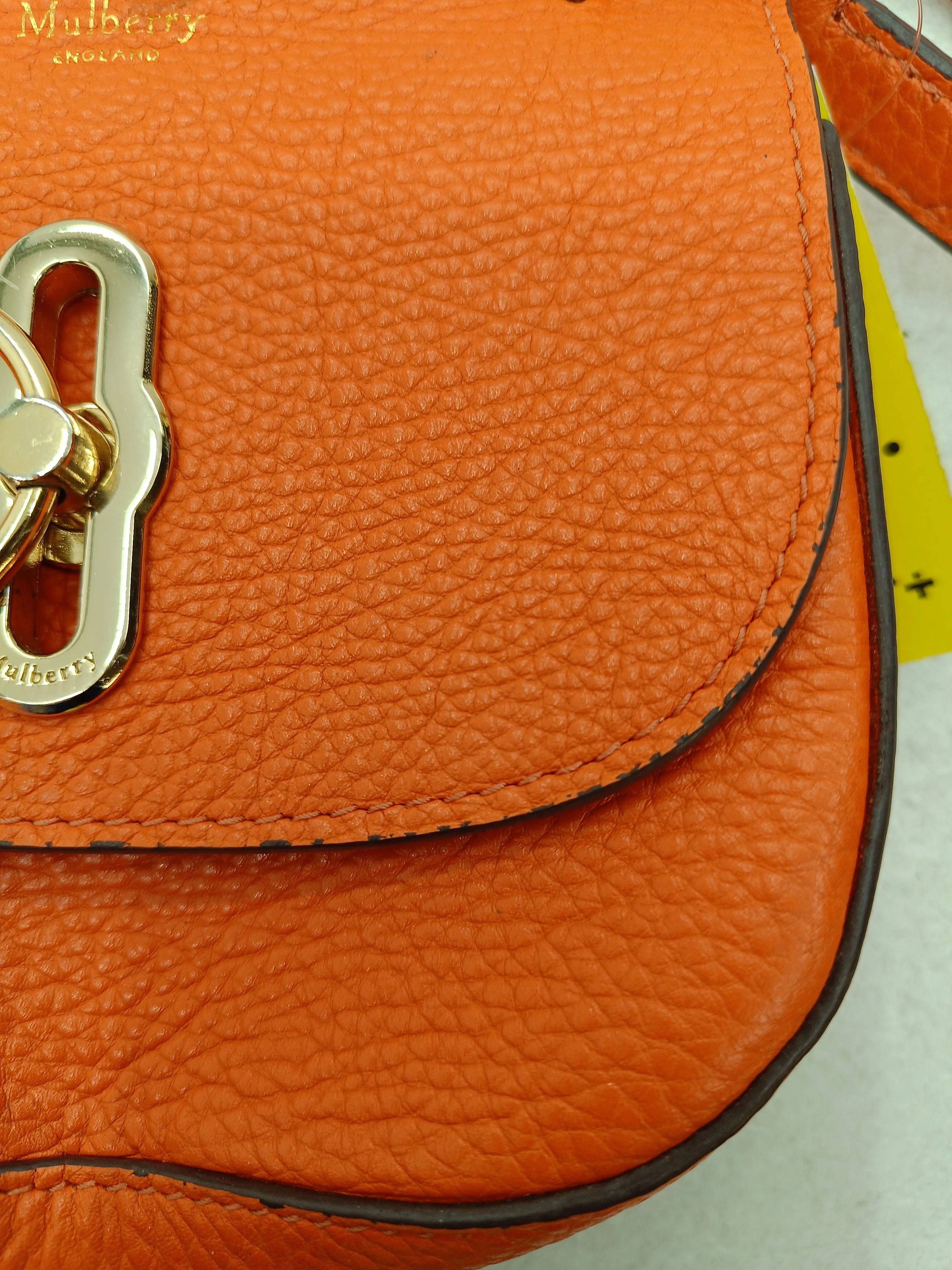 Mulberry Women's Bag Orange 100% Other Shoulder Bag - Image 3