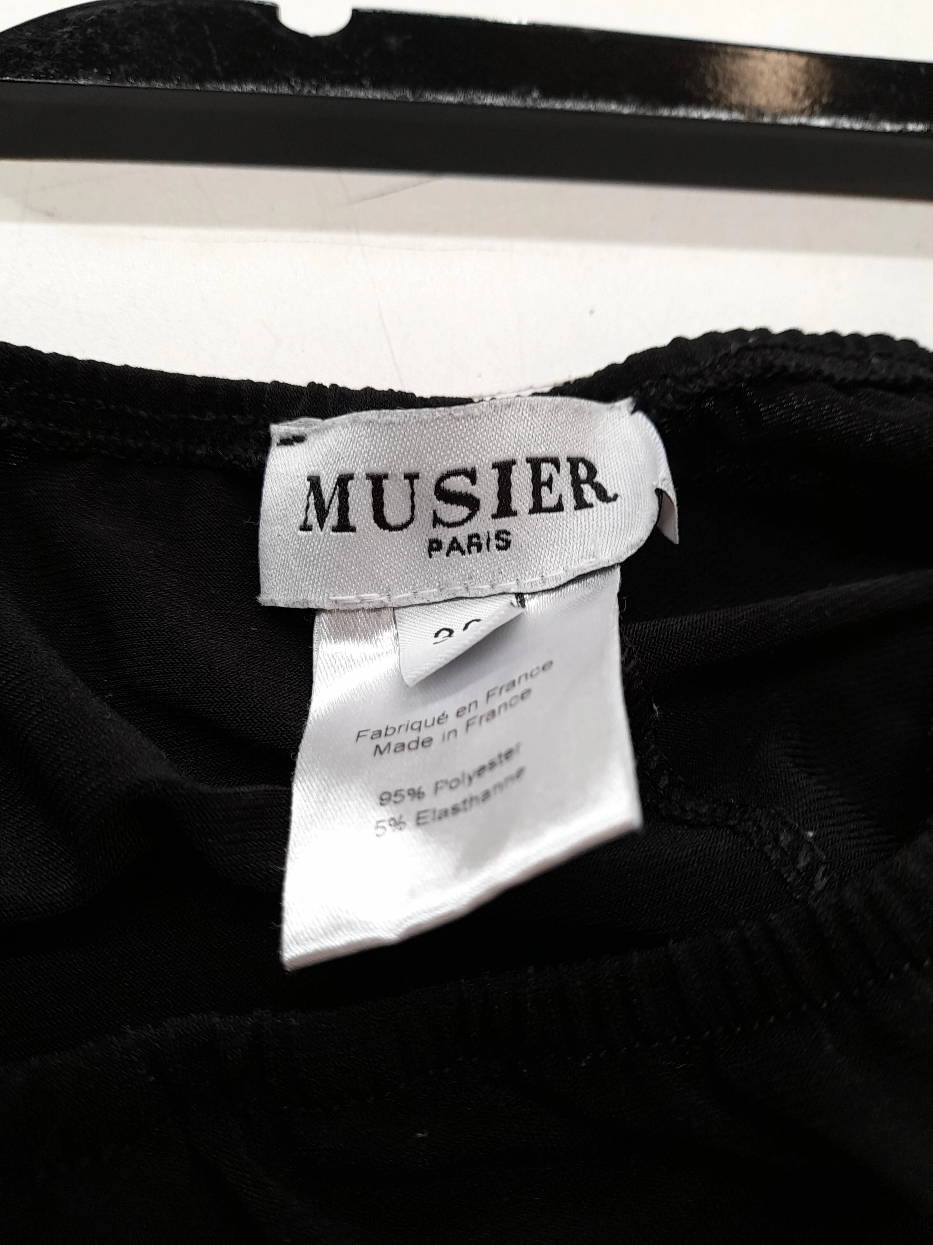 Musier Paris Women's Midi Skirt S Black Polyester - Image 5
