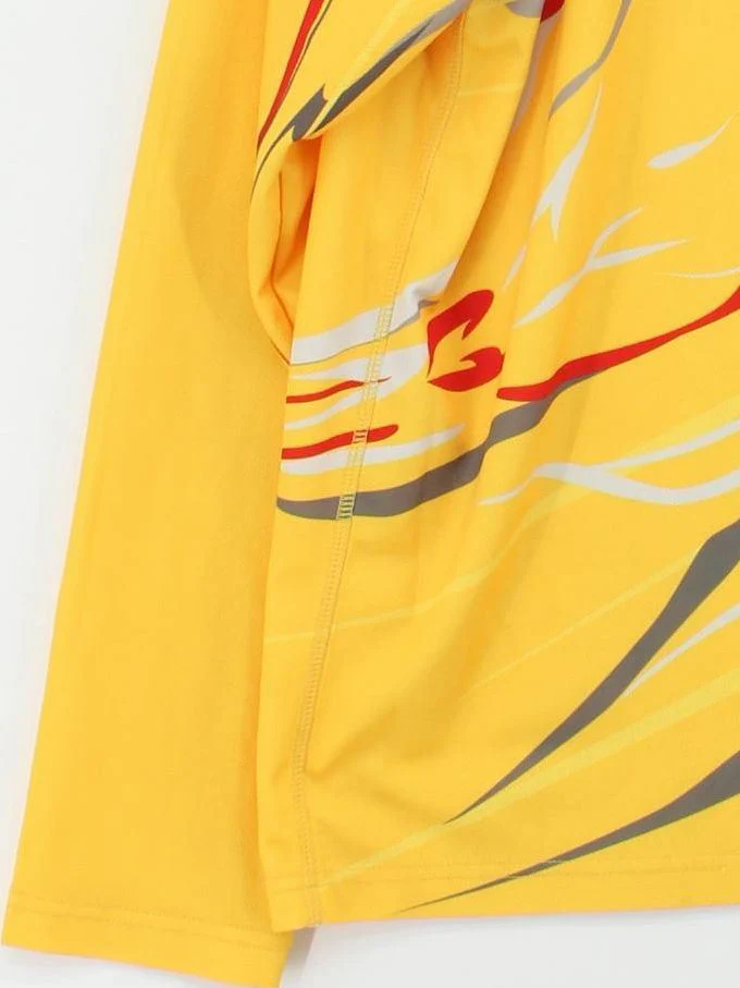 Musto Men's Loungewear XL Yellow Graphic 100% Polyester Crew Neck Basic - Image 4