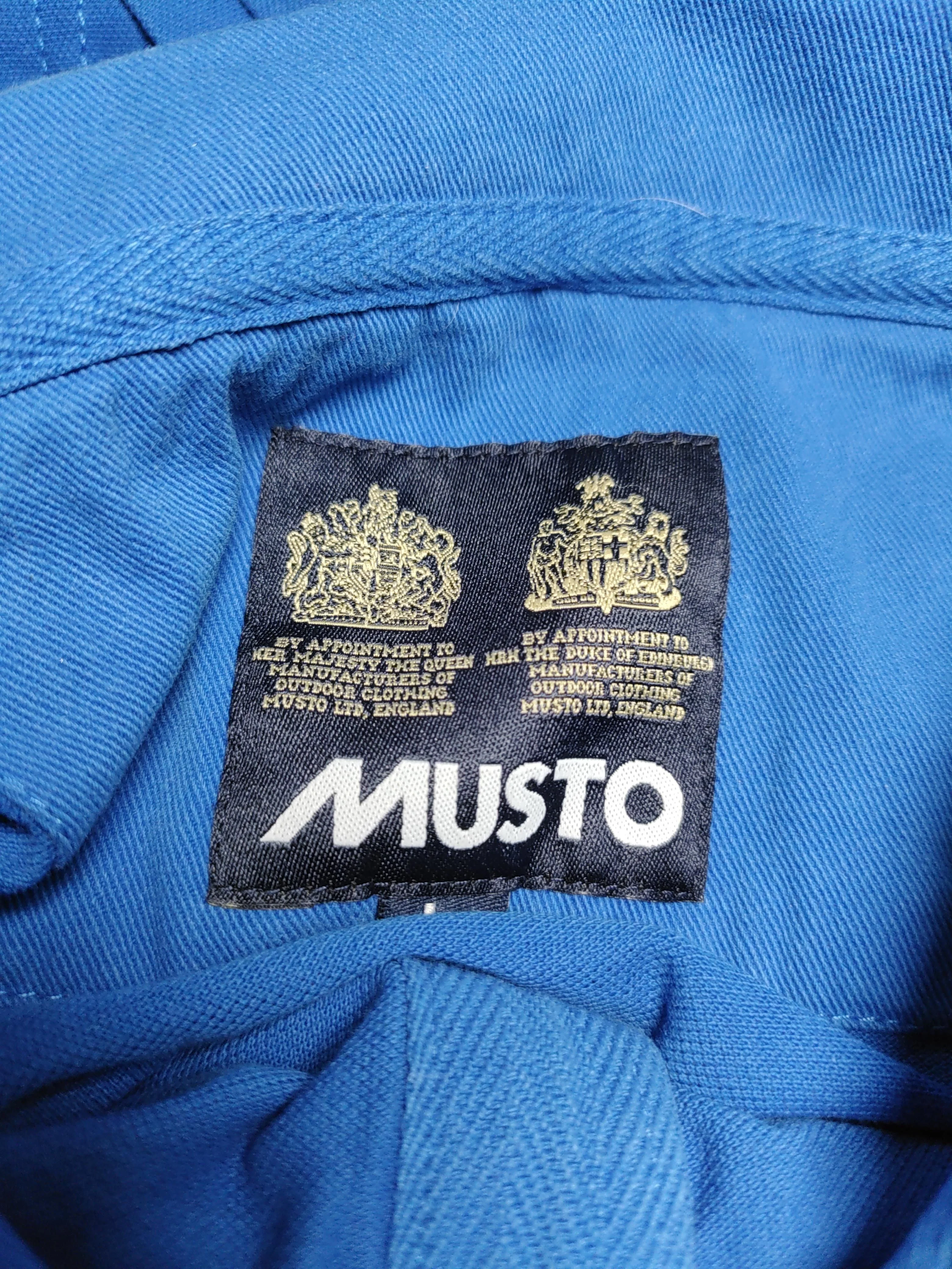 Musto Men's Polo L Blue 100% Cotton Basic - Image 5