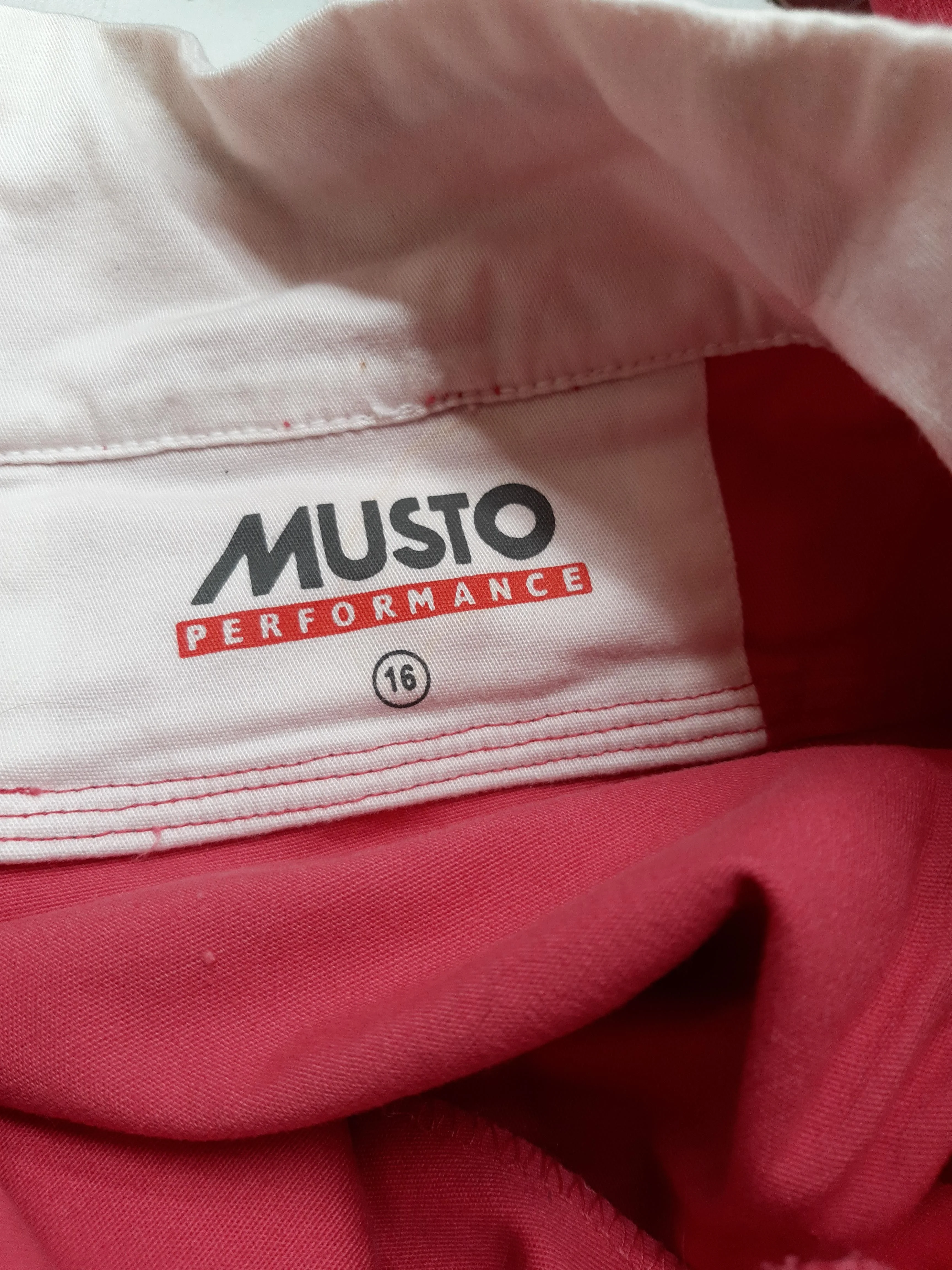 Musto Women's Hoodie UK 16 Red Cotton with Elastane Pullover - Image 6