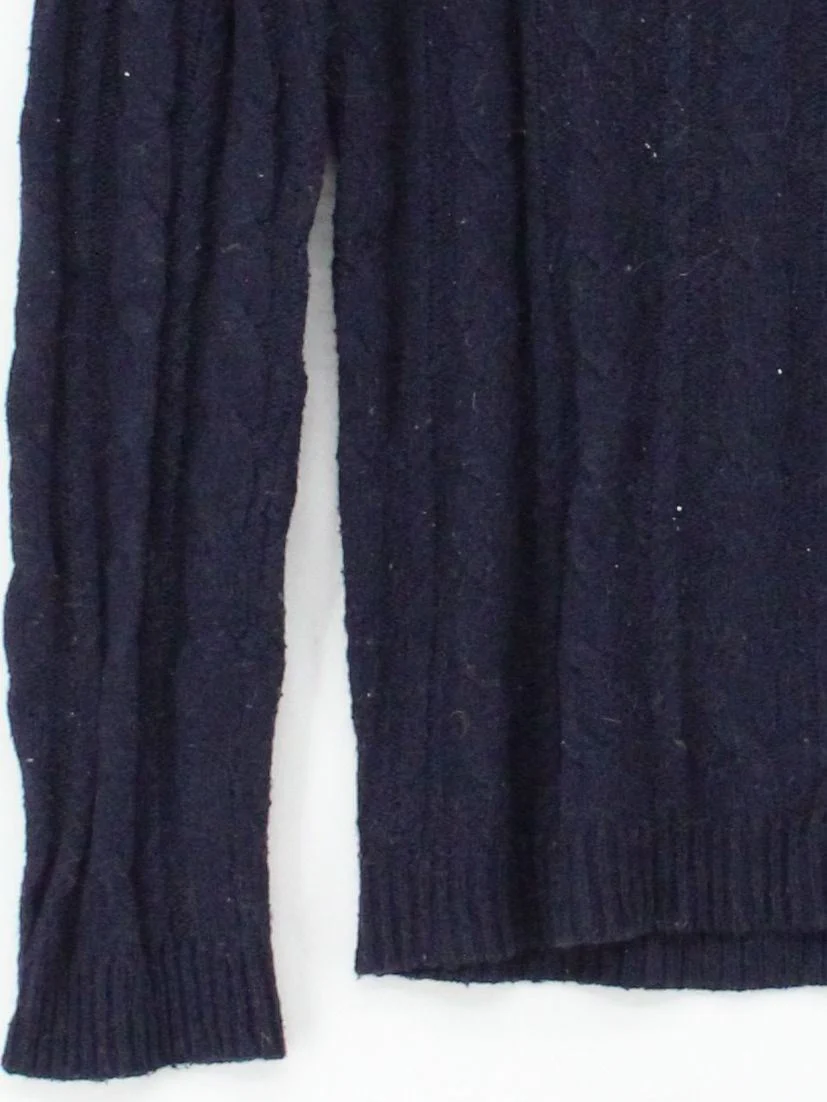 Musto Women's Jumper UK 8 Blue Viscose with Polyester, Nylon, Wool Pullover - Image 4