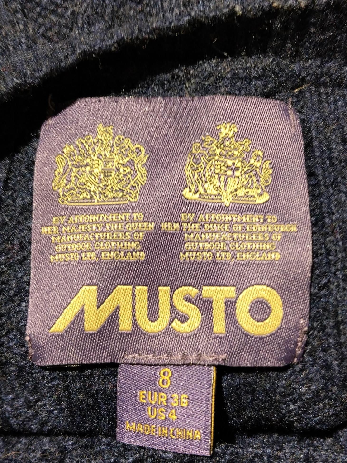 Musto Women's Jumper UK 8 Blue Viscose with Polyester, Nylon, Wool Pullover - Image 5