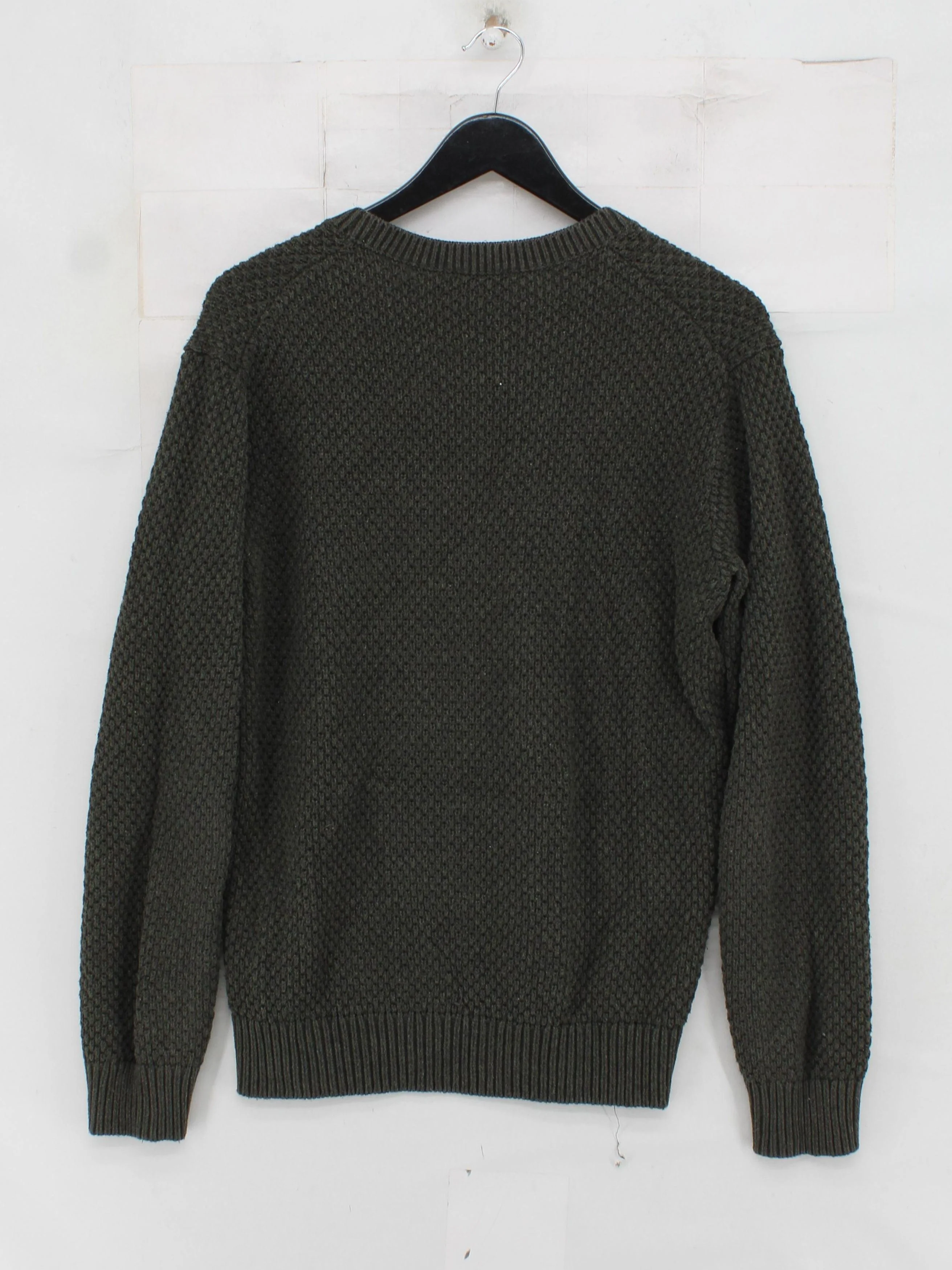 MVP Men's Jumper M Green 100% Cotton Round Neck Pullover - Image 2