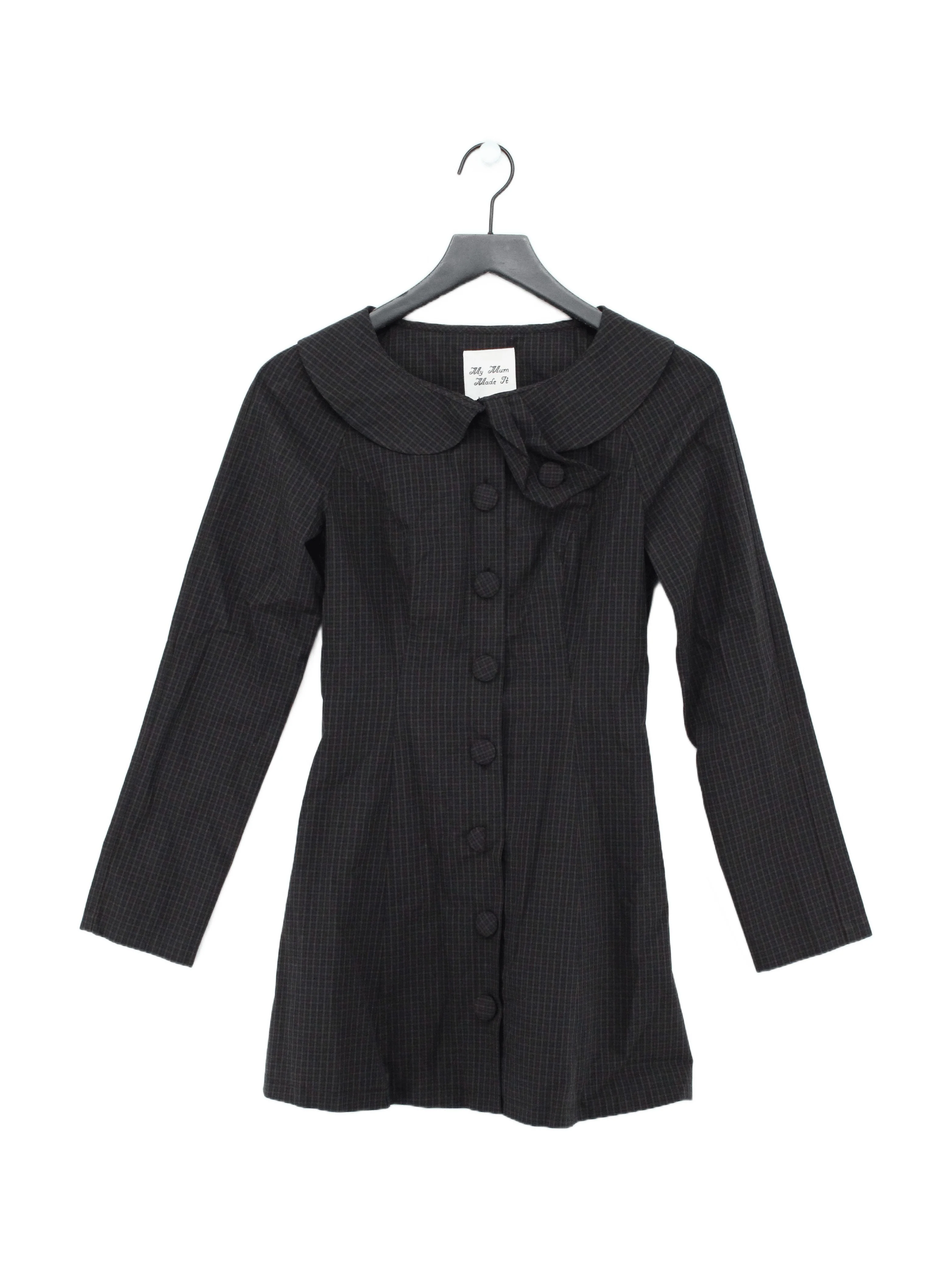 My mum made it Shirt Mini Dress XS in Black