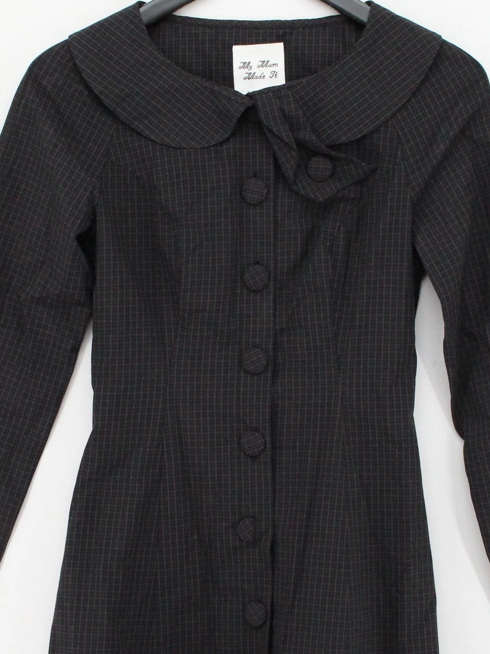My mum made it Shirt Mini Dress XS in Black - Image 3