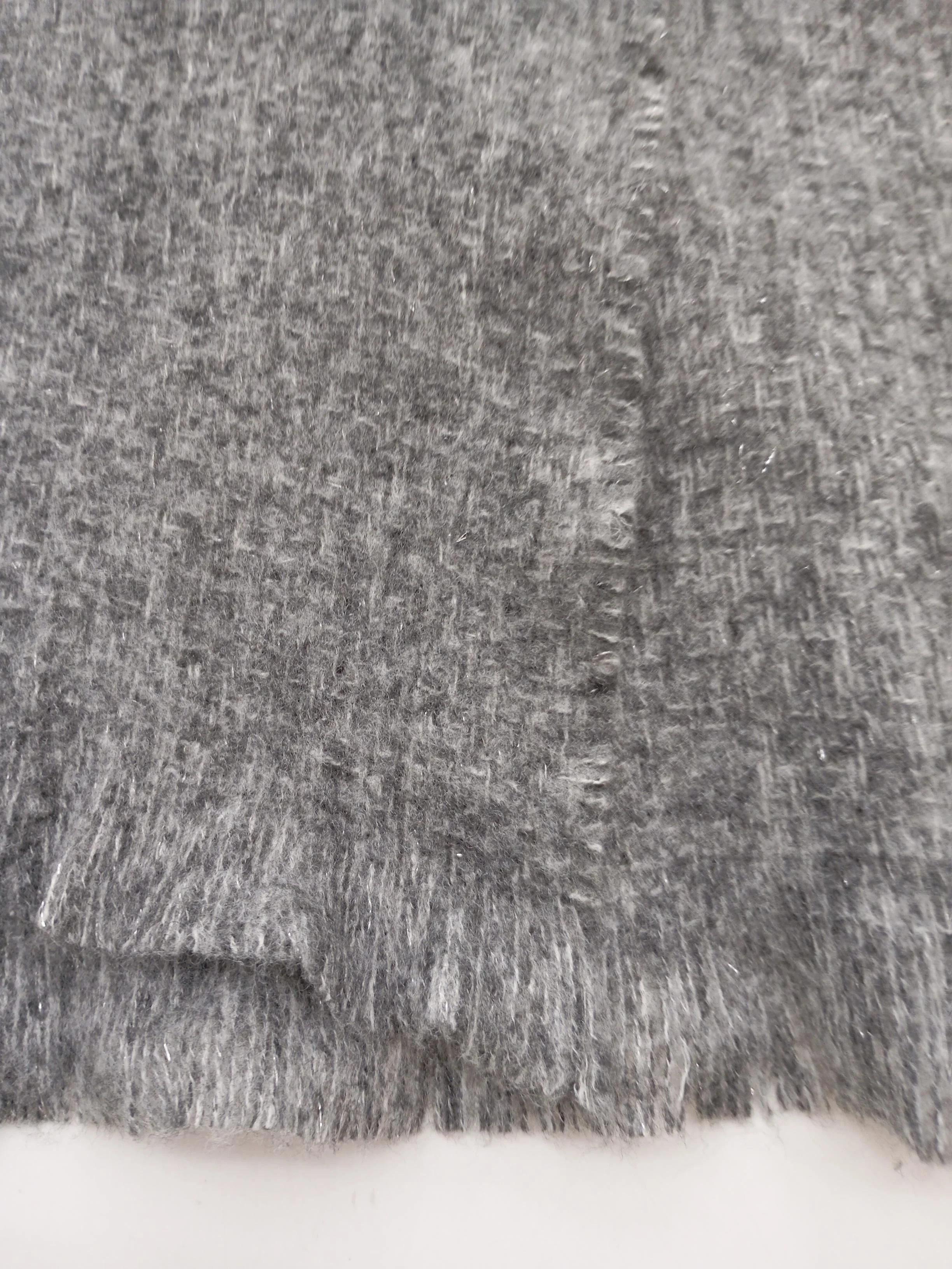 Nali Men's Scarf Grey 100% Polyester Scarf - Image 4