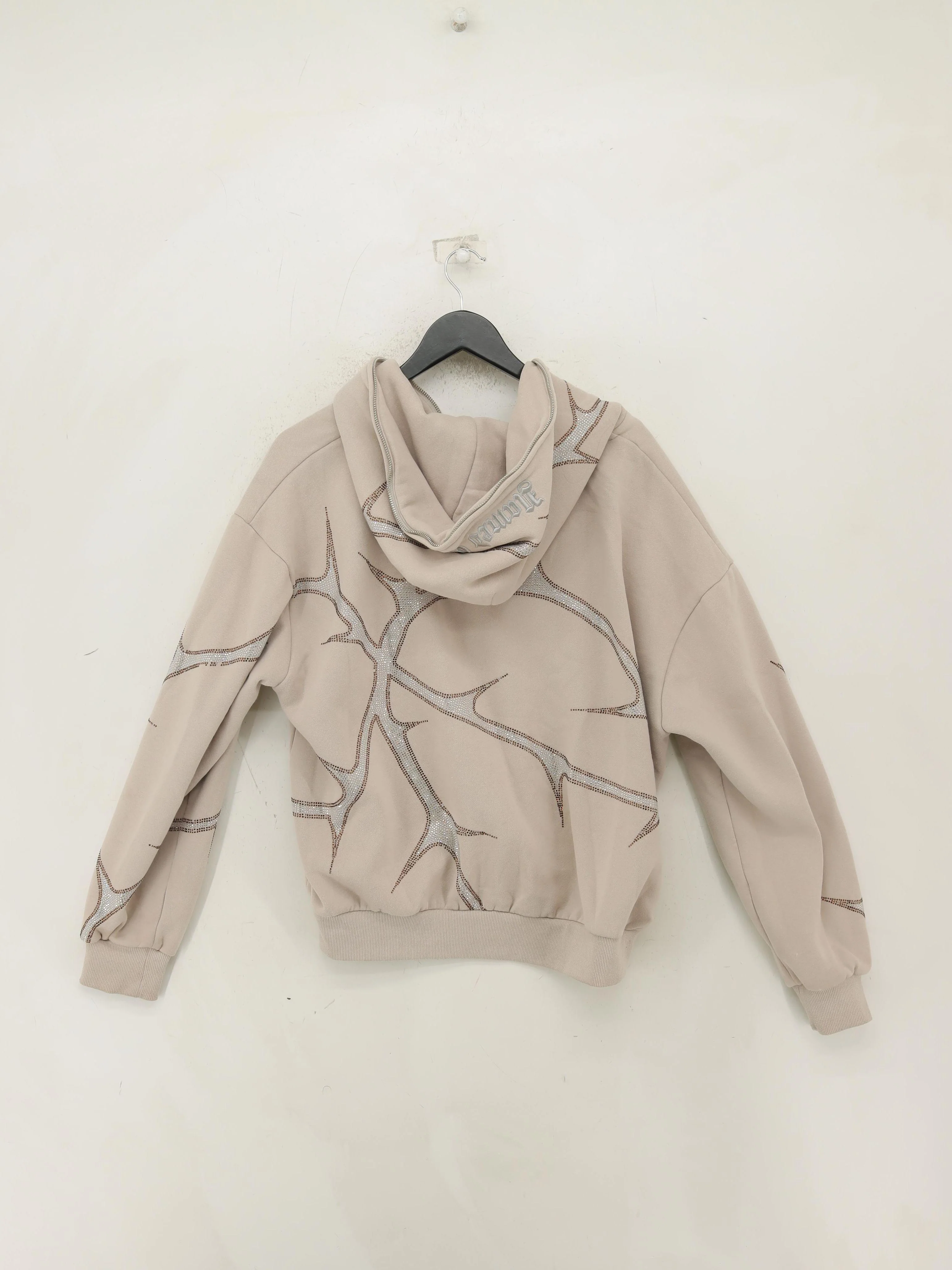 Named Collective Men's Hoodie S Cream Graphic 100% Other Pullover - Image 2