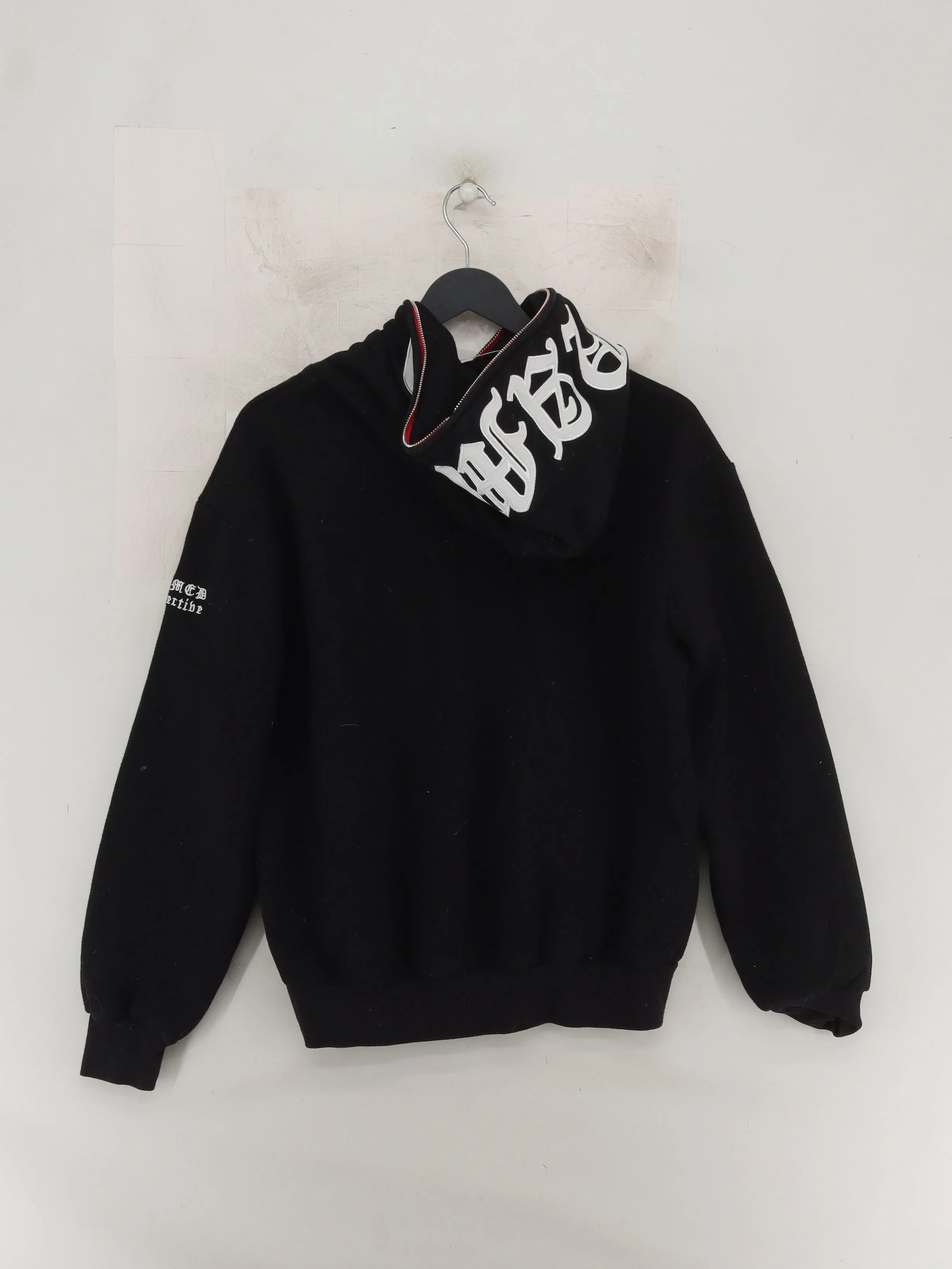 Named Collective Men's Hoodie XS Black Graphic 100% Cotton Pullover - Image 2