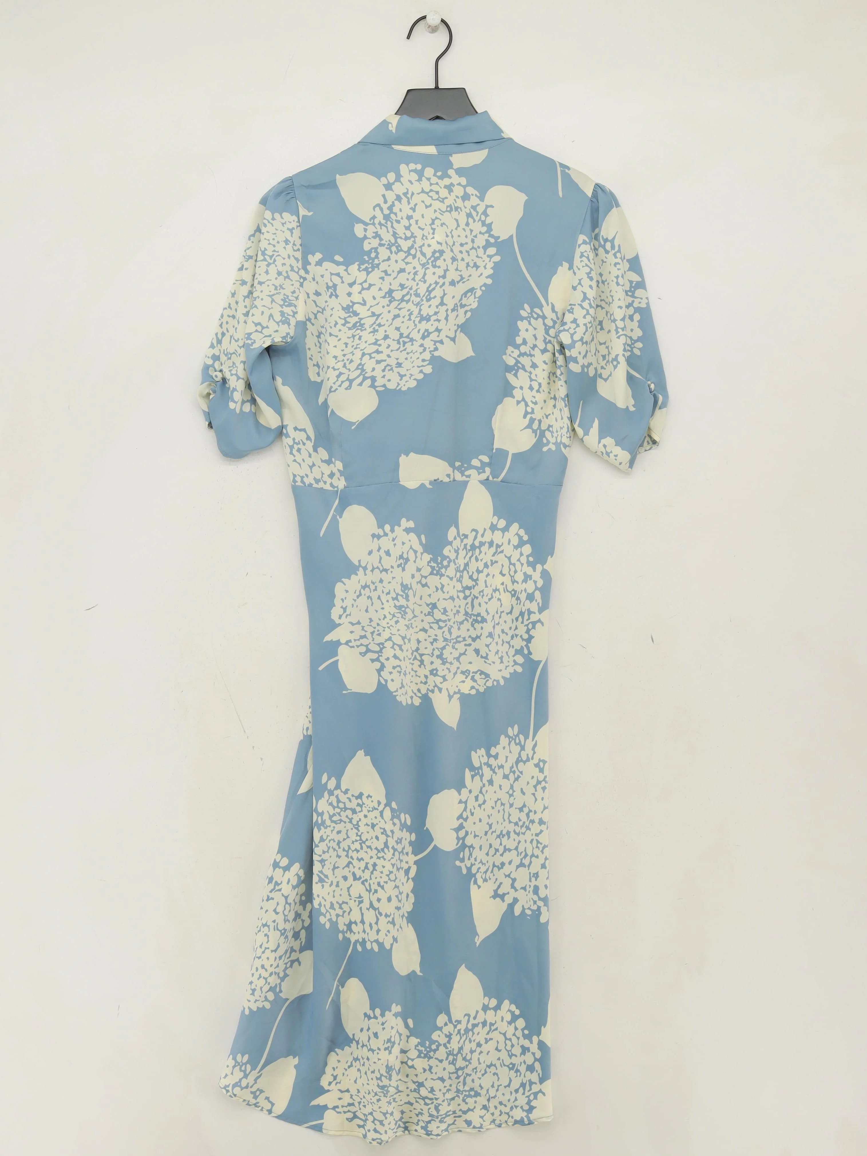 Nancymac Shirt Midi Dress UK8 in Blue - Image 2
