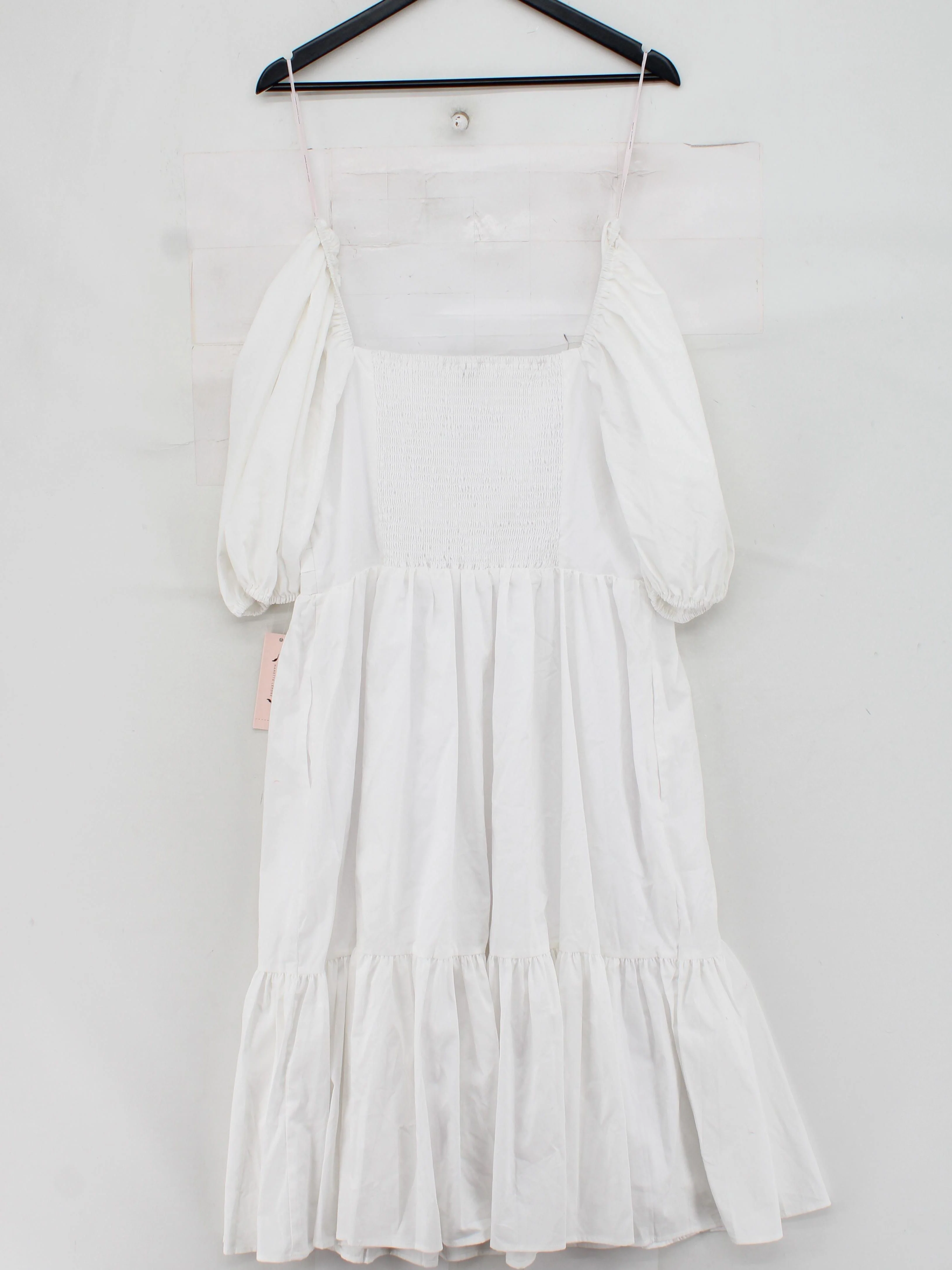Nanette Lepore A-Line Midi Dress in White - Image 2