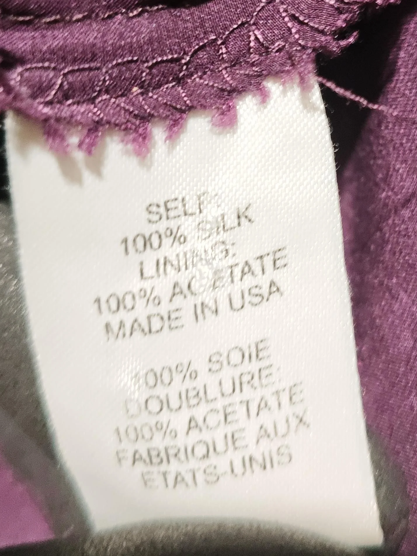 Nanette Lepore Women's Blouse S Purple Silk with Acetate Basic - Image 5