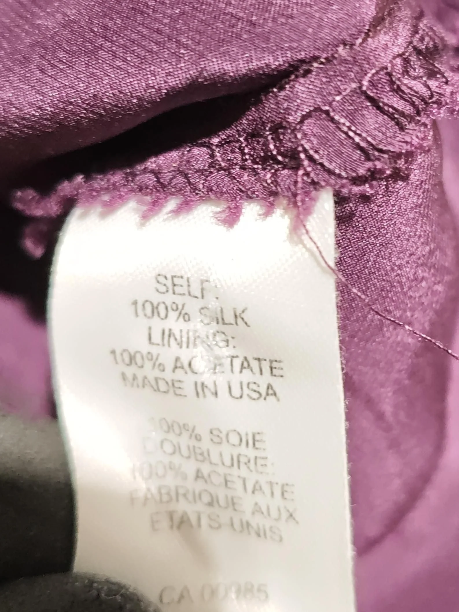 Nanette Lepore Women's Blouse S Purple Silk with Acetate Basic - Image 6
