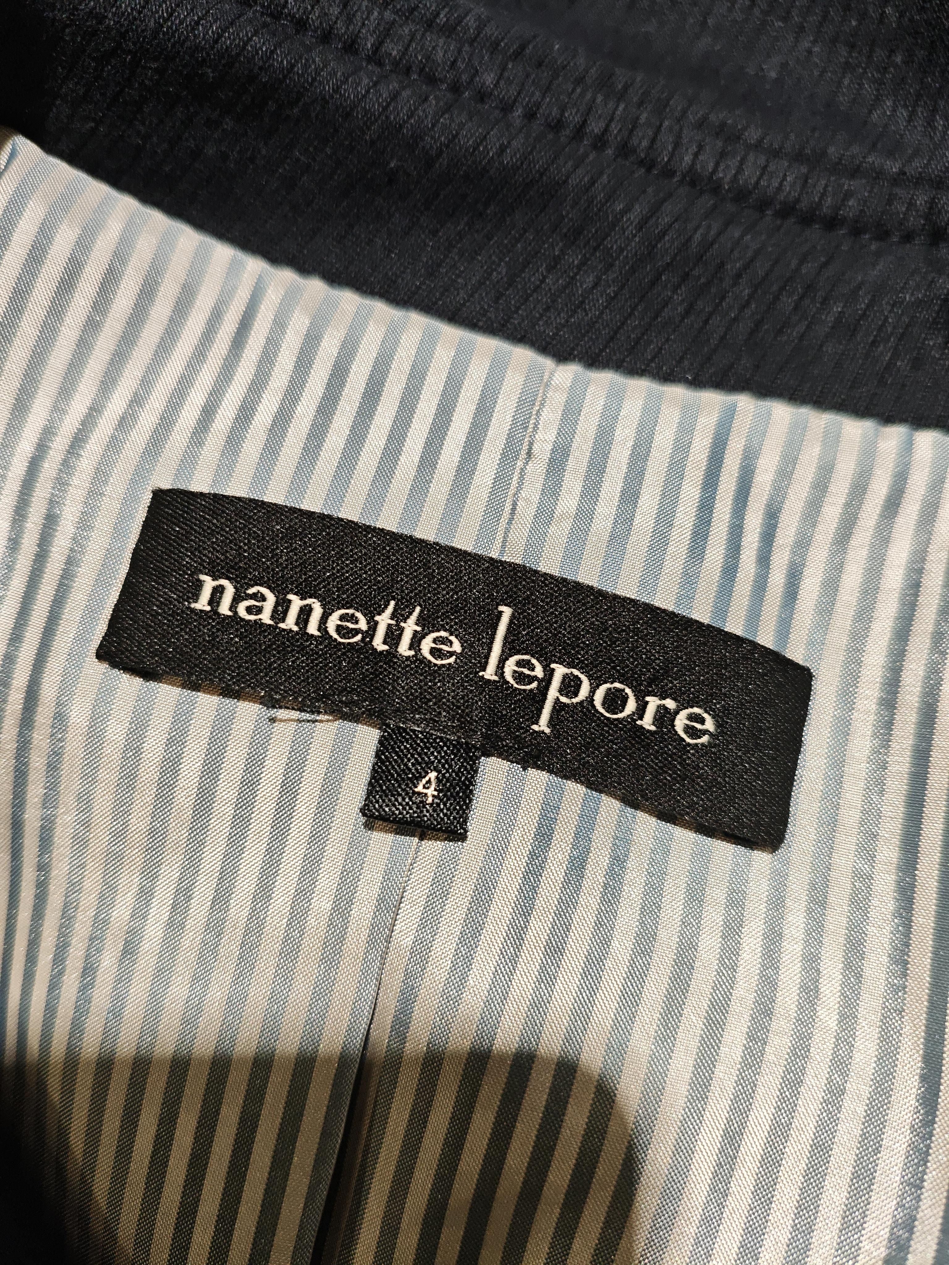 Nanette Lepore Women's Two Piece Suit UK 8 Blue Cotton - Image 5