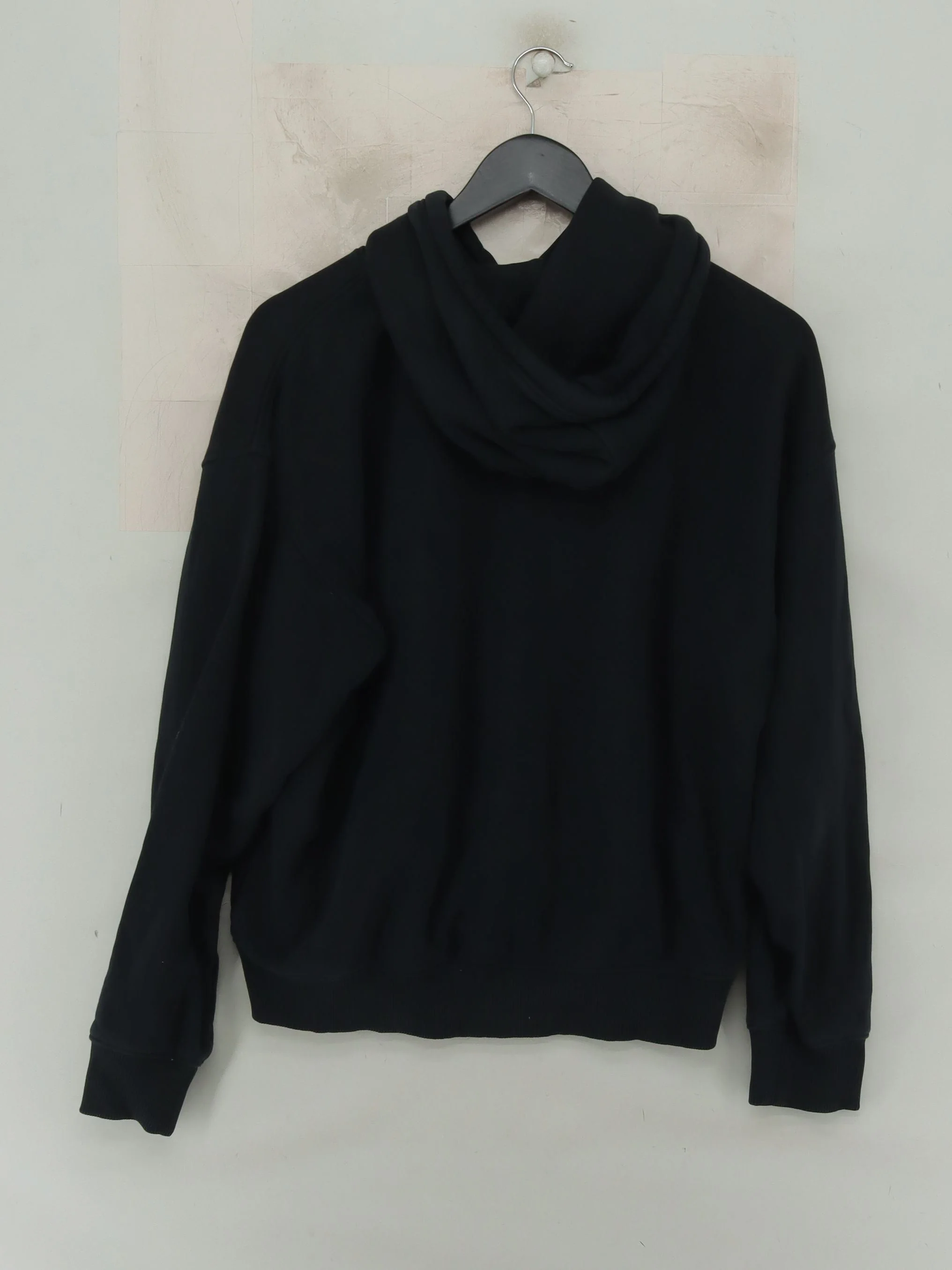 Napapijri Men's Hoodie M Black Graphic Cotton with Polyester, Elastane Pullover - Image 2