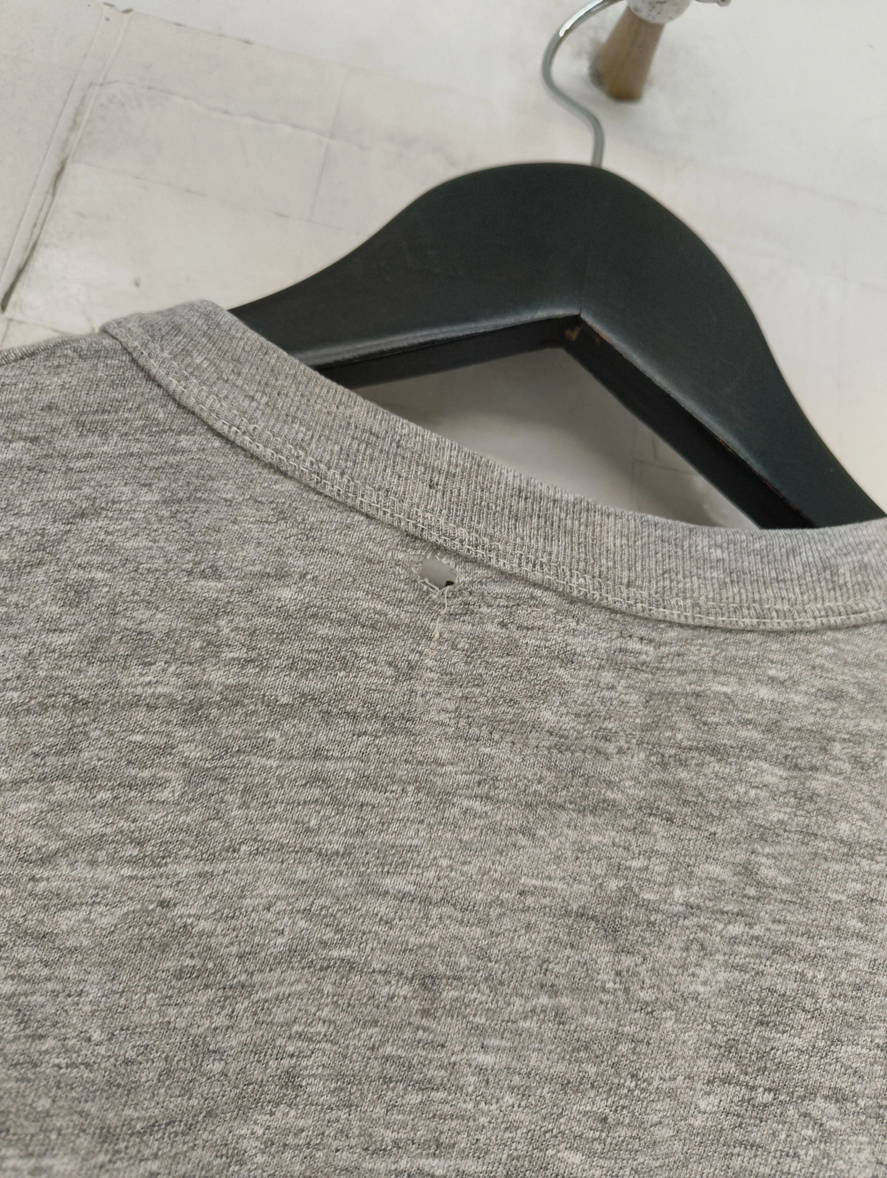 National Athletic Goods Men's T-Shirt S Grey 100% Cotton Basic - Image 5