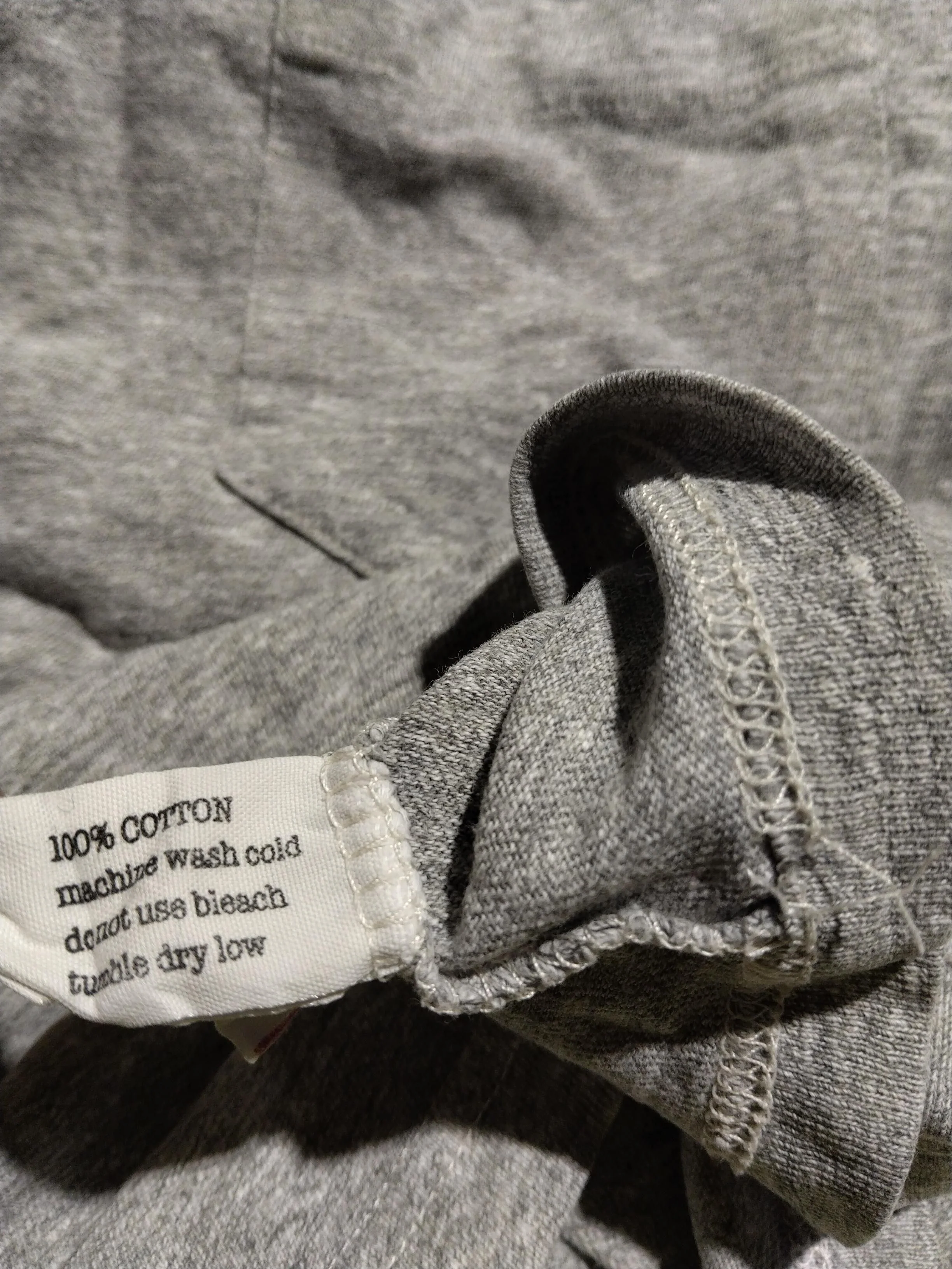 National Athletic Goods Men's T-Shirt S Grey 100% Cotton Basic - Image 7