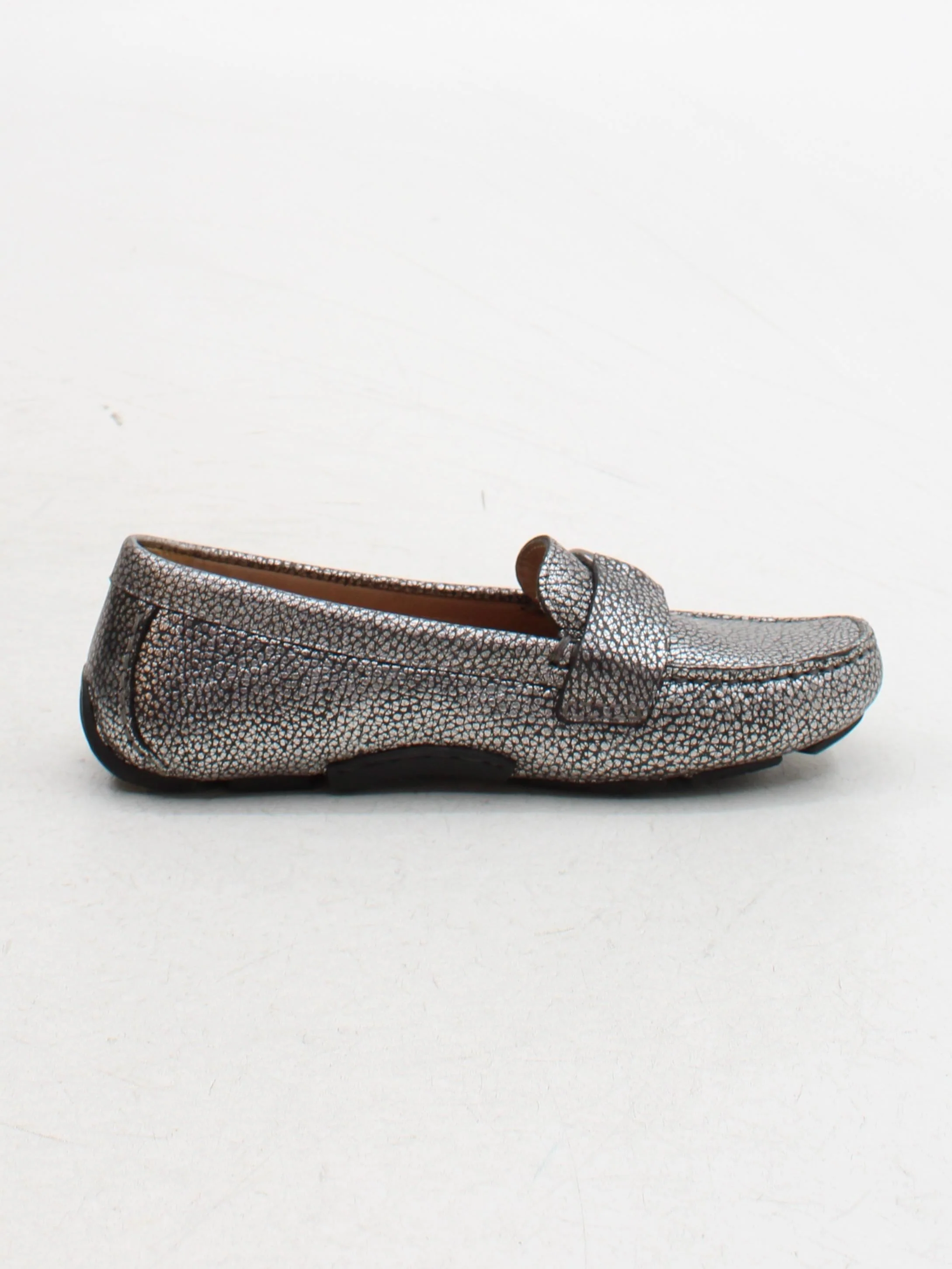 Naturalizer Women's Flat Shoes UK 3 Silver 100% Leather Loafer - Image 5
