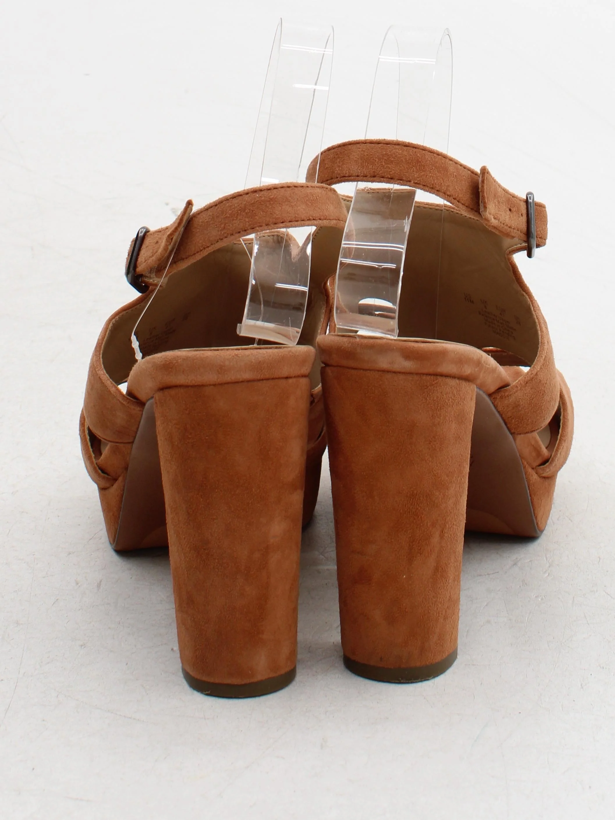 Naturalizer Women's Sandals UK 7 Tan 100% Suede Strappy - Image 3