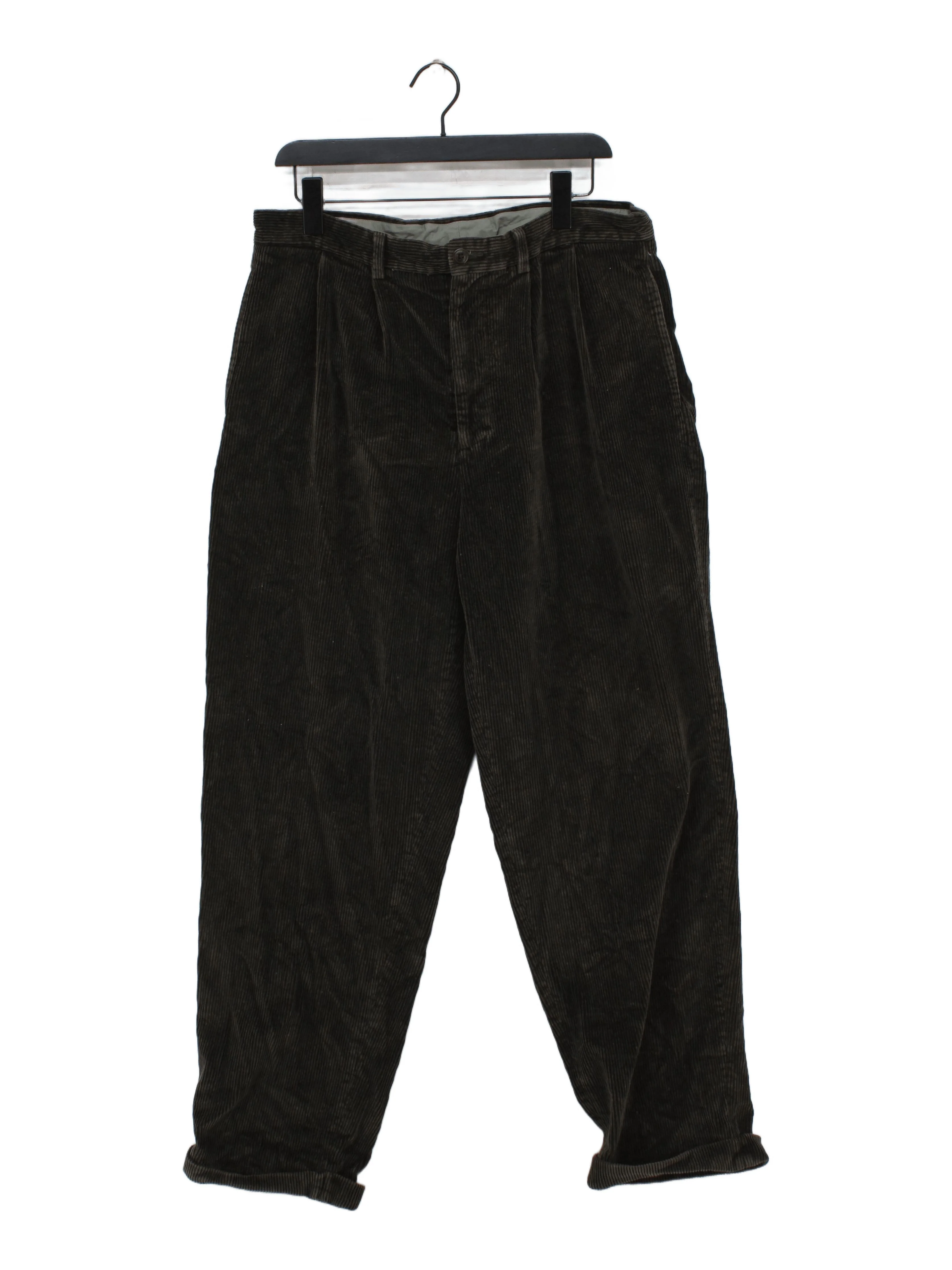 Nautica Men's Trousers L Brown 100% Cotton Tapered Chino
