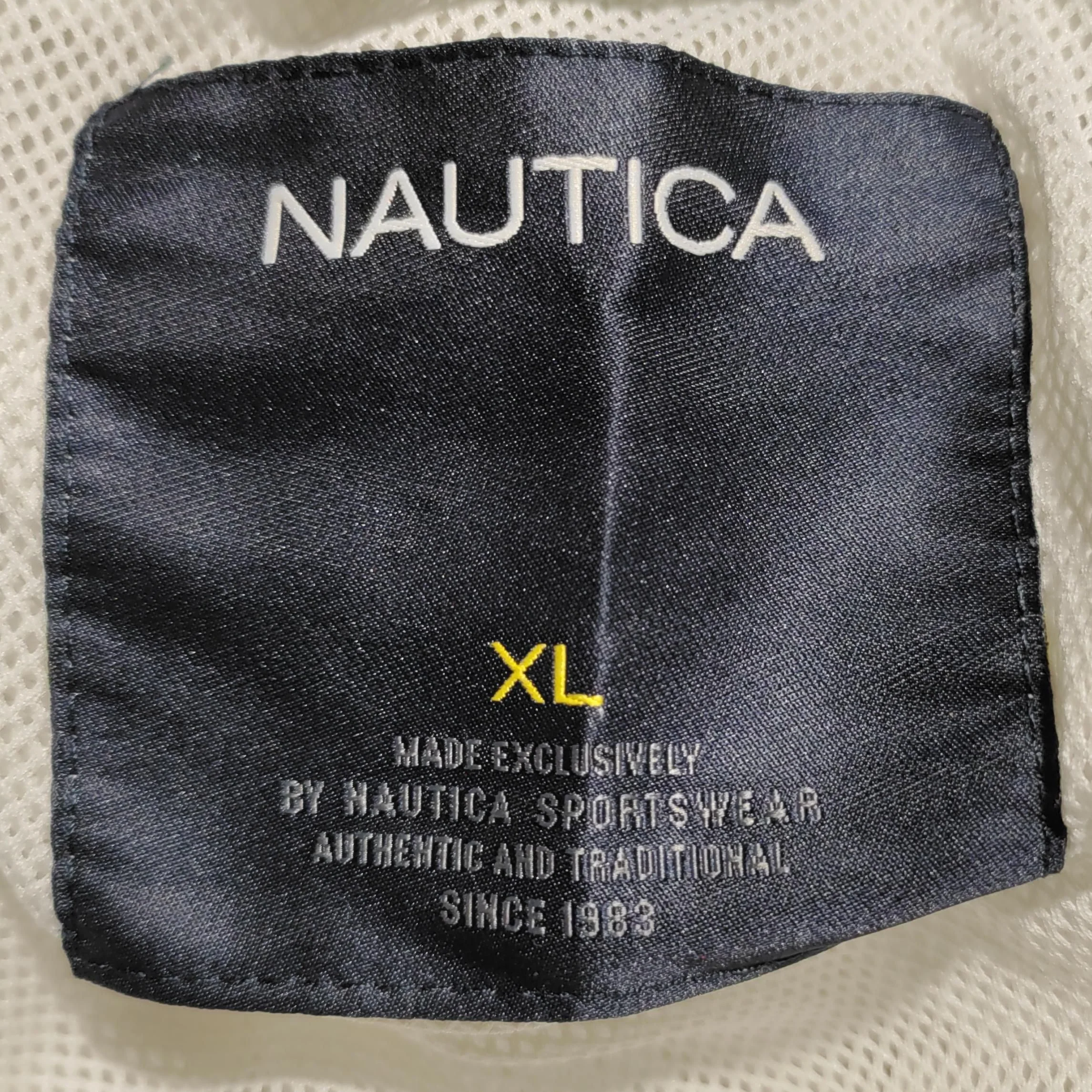 Nautica Windbreaker jacket white - Image 6